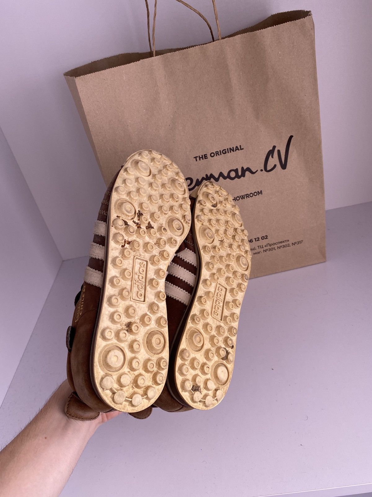 Adidas × Vintage Adidas Chile 62 vintage leather men’s sneakers Size US 5 / EU 37 - 9 Thumbnail