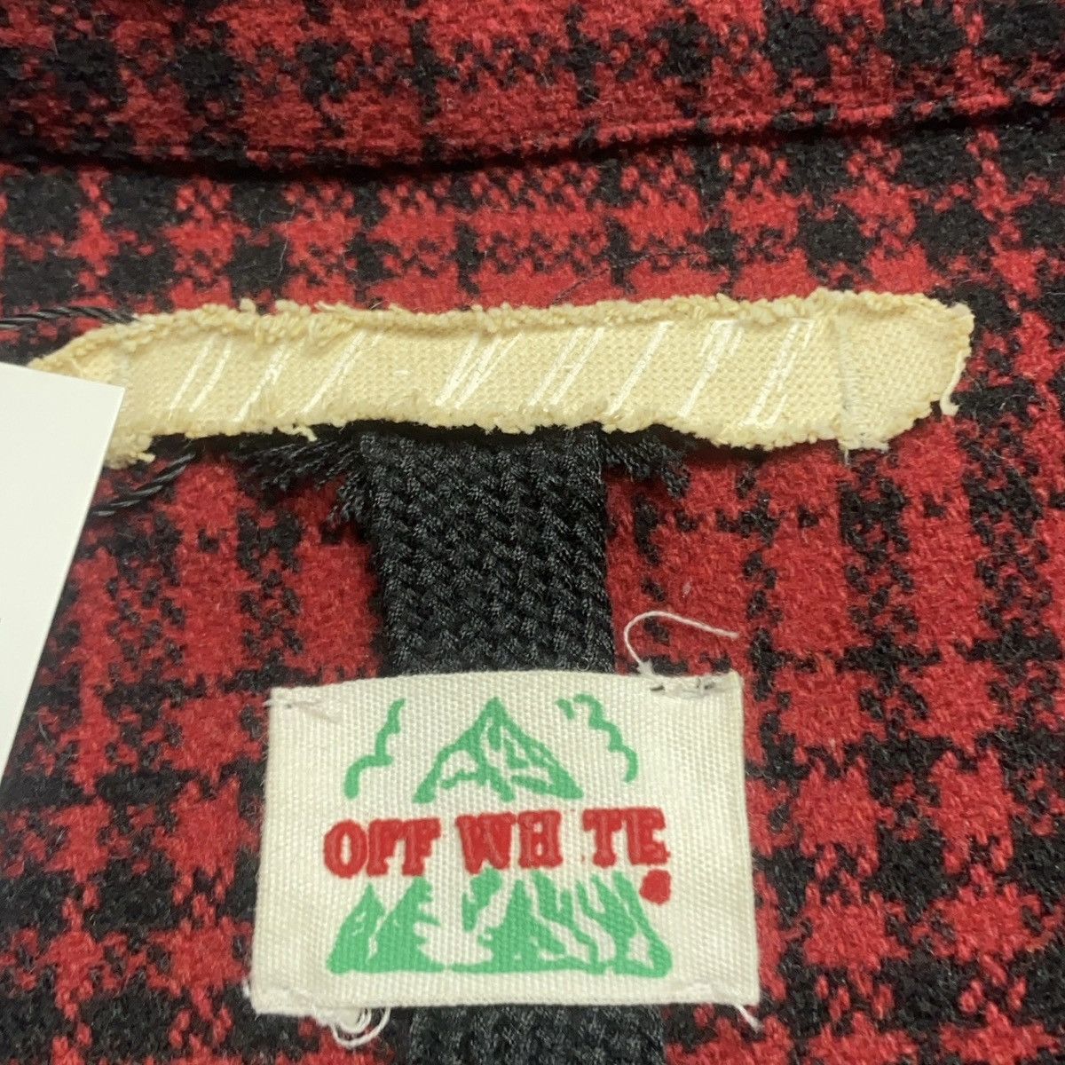 Off-White Off-White FW15 Tartan Red Flannel Shirt Jacket Size US XS / EU 42 / 0 - 4 Thumbnail