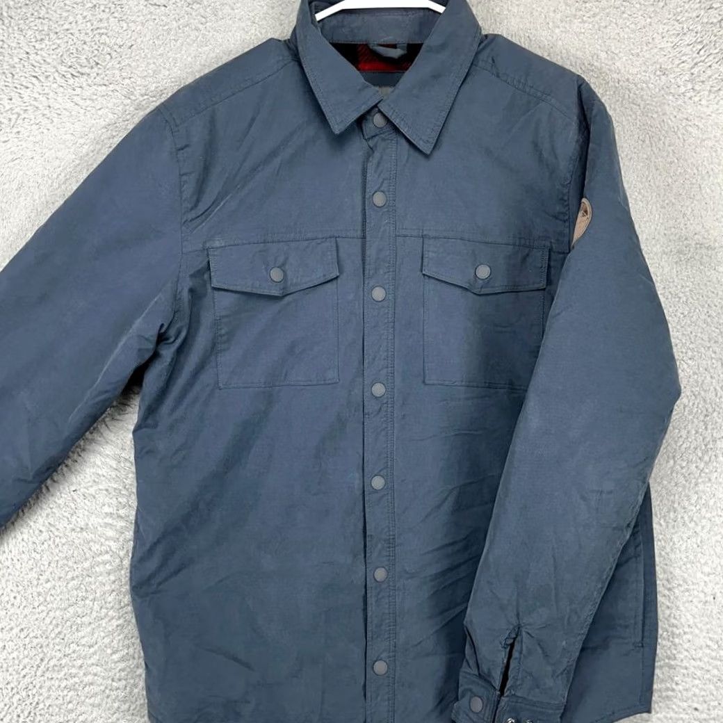 Eddie Bauer Eddie Bauer Shacket Shirt Mens Medium Blue Size US M / EU 48-50 / 2 - 2 Thumbnail