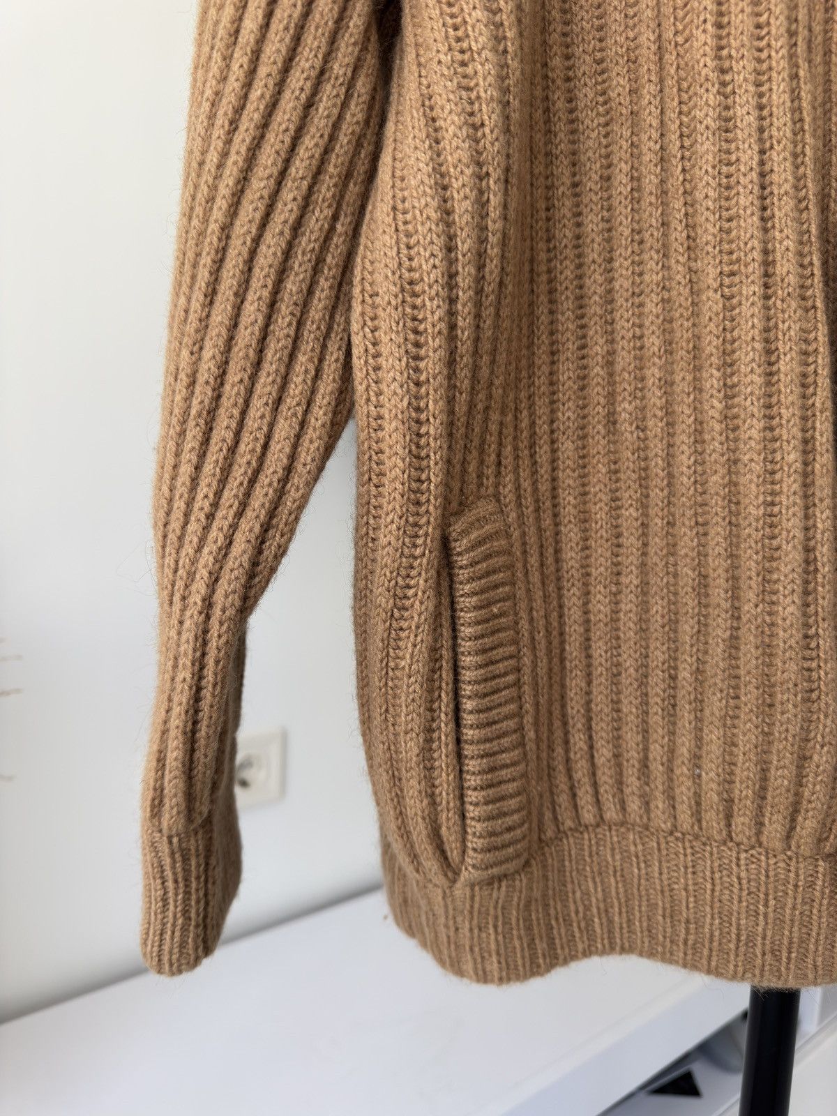 Fedeli Fedeli Camel Hair Cardigan Size US M / EU 48-50 / 2 - 6 Thumbnail