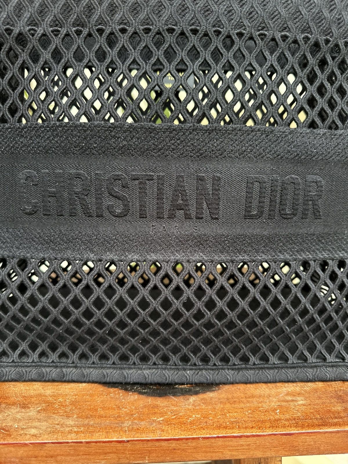 Dior Christian Dior mesh black tote bag Size ONE SIZE - 5 Thumbnail