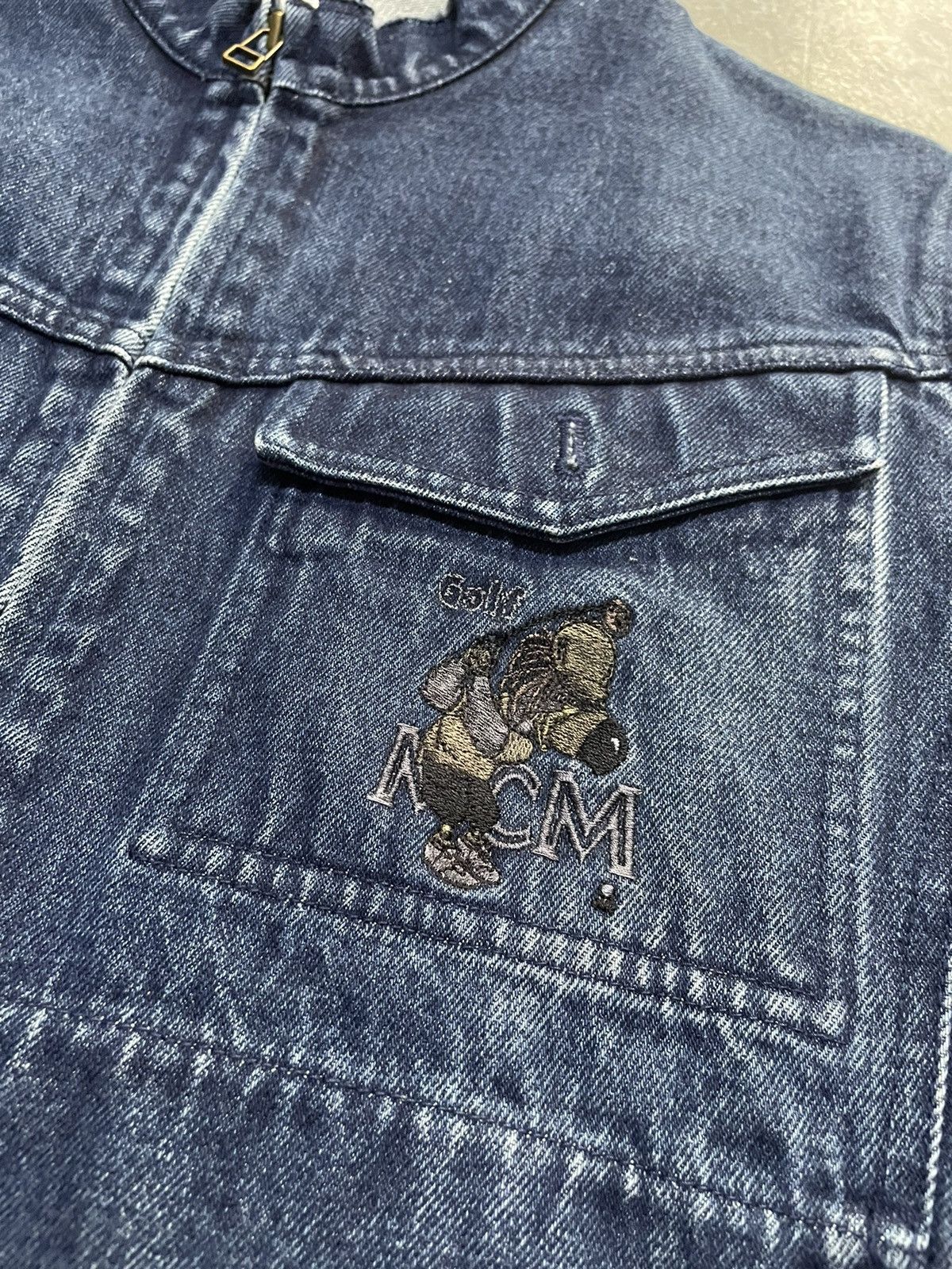 MCM MCM Golf Denim Jacket Size US L / EU 52-54 / 3 - 3 Thumbnail
