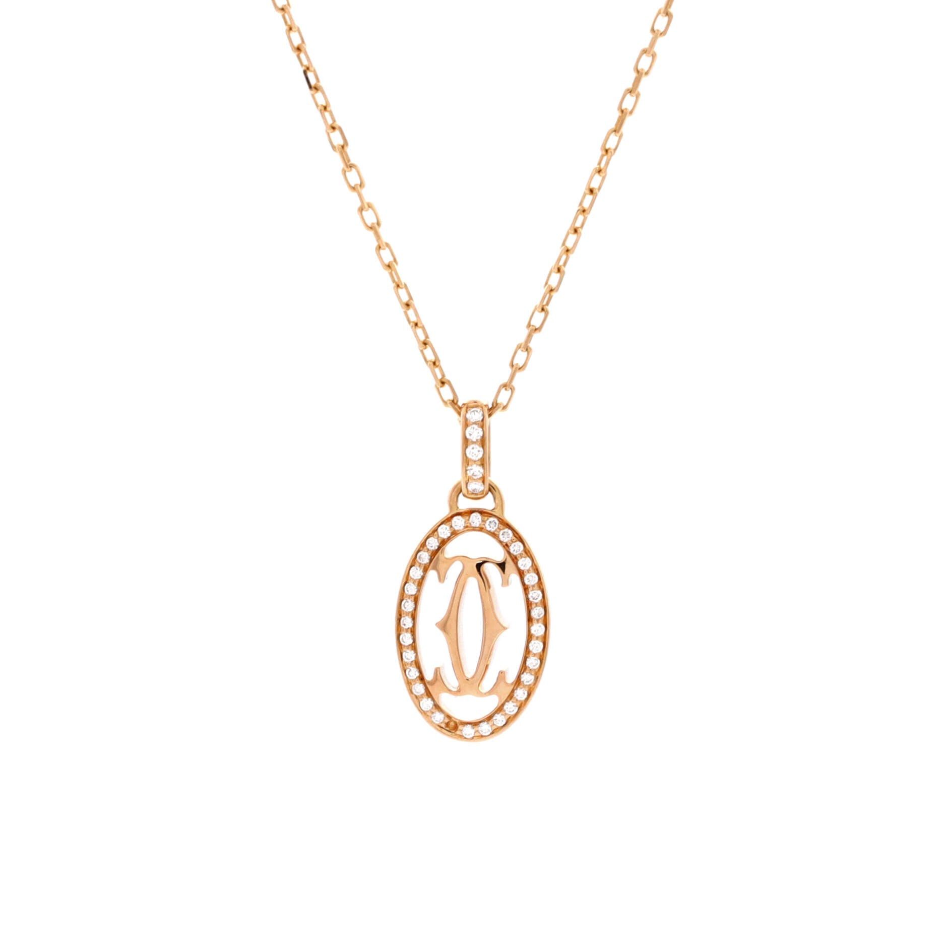 Cartier Double C de Pendant Necklace Size ONE SIZE - 1 Thumbnail