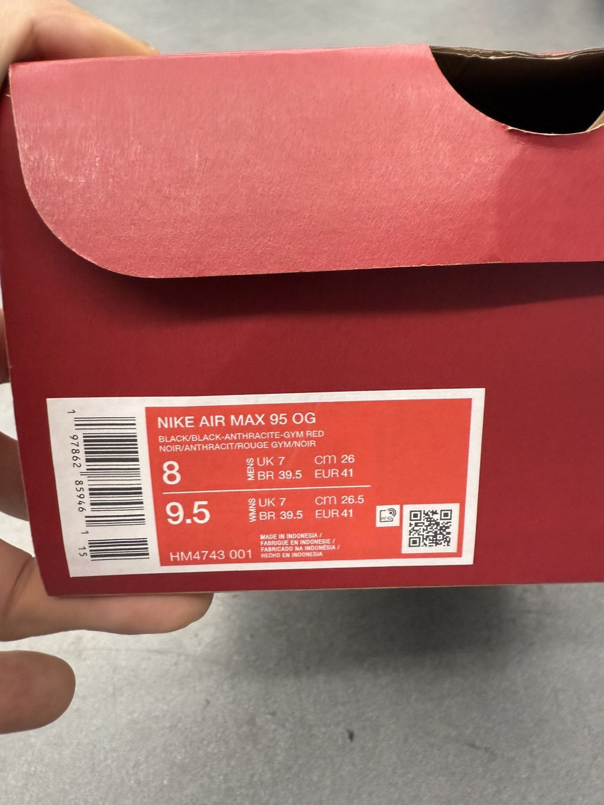 Levi's × Nike 2025 Nike Air Max 95 OG Levis Black Size US 8 / EU 41 - 12 Thumbnail