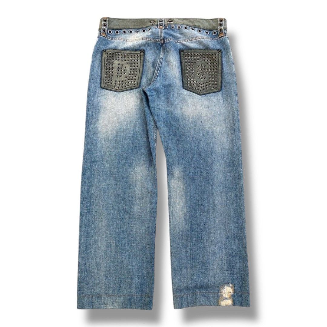 Dolce & Gabbana Vintage Dolce & Gabbana studded jeans Size US 34 / EU 50 - 3 Thumbnail