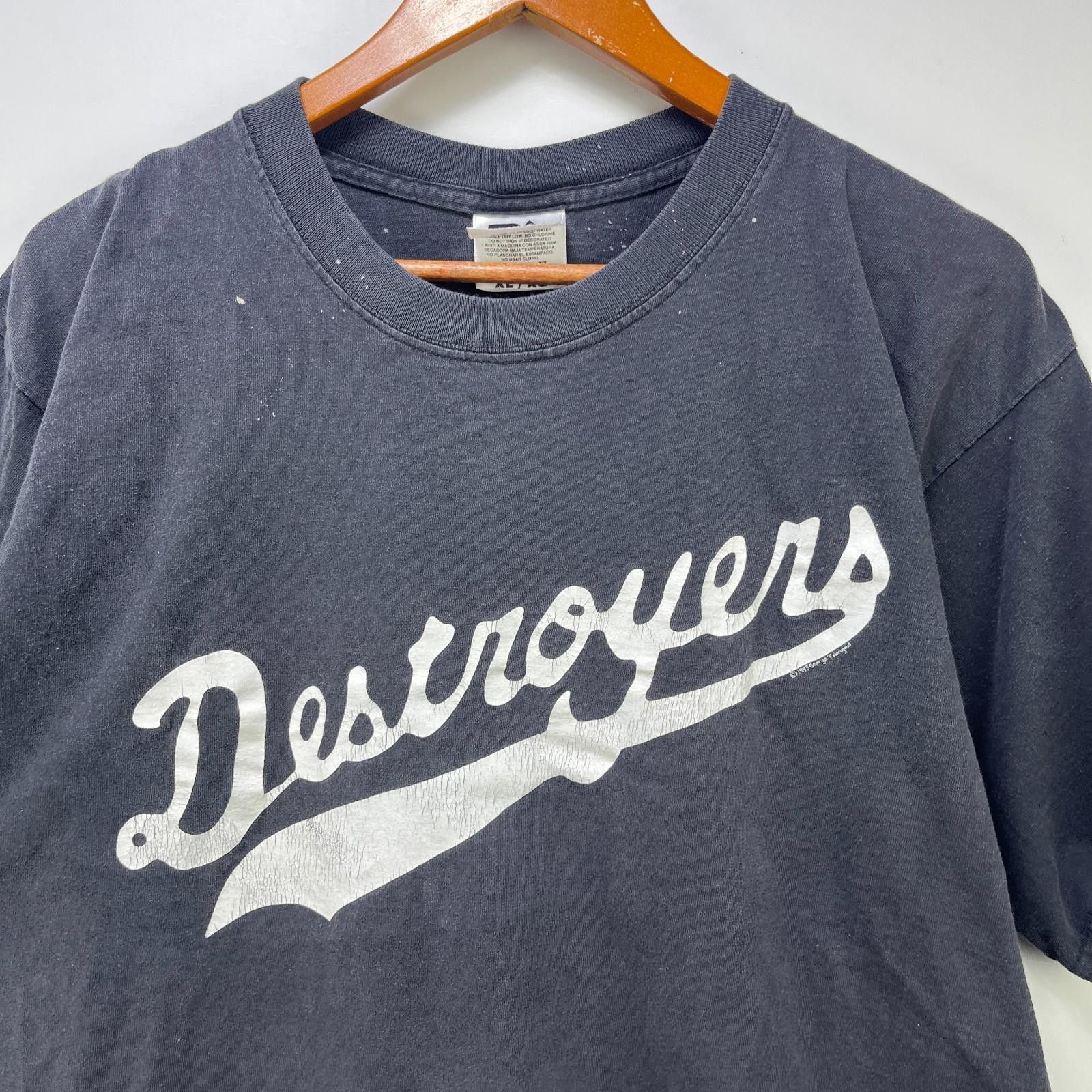 Vintage Vintage 90s Destroyers Band T-Shirt Rock Graphic XL Sun Fade Size US XL / EU 56 / 4 - 2 Thumbnail