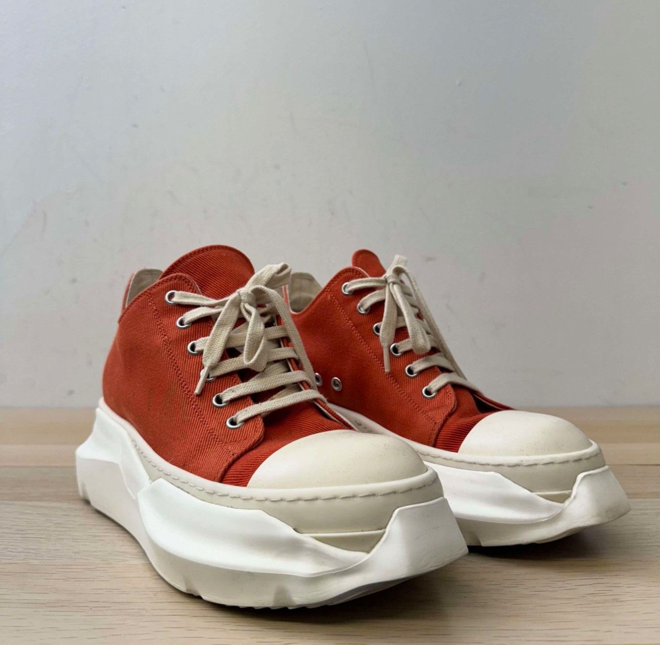 Rick Owens Rick Owens Low Top Abstract Ramones Size US 6 / EU 39 - 1 Thumbnail