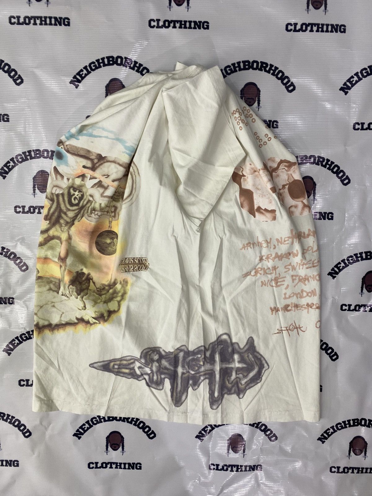 Travis Scott TRAVIS SCOTT UTOPIA EUROPE TOUR TEE. Size US XL / EU 56 / 4 - 7 Thumbnail