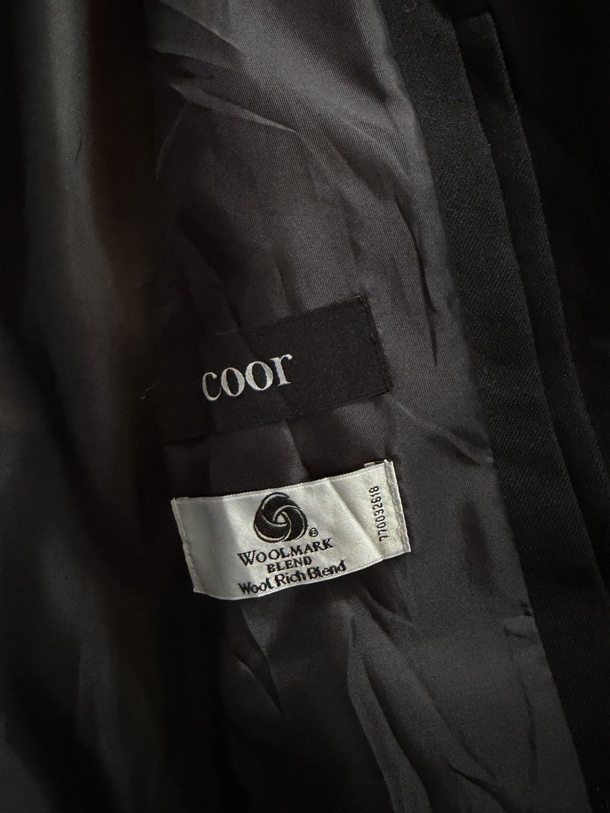 RECTO COOR 1-Pocket Black Wool Jacket Size US L / EU 52-54 / 3 - 6 Thumbnail