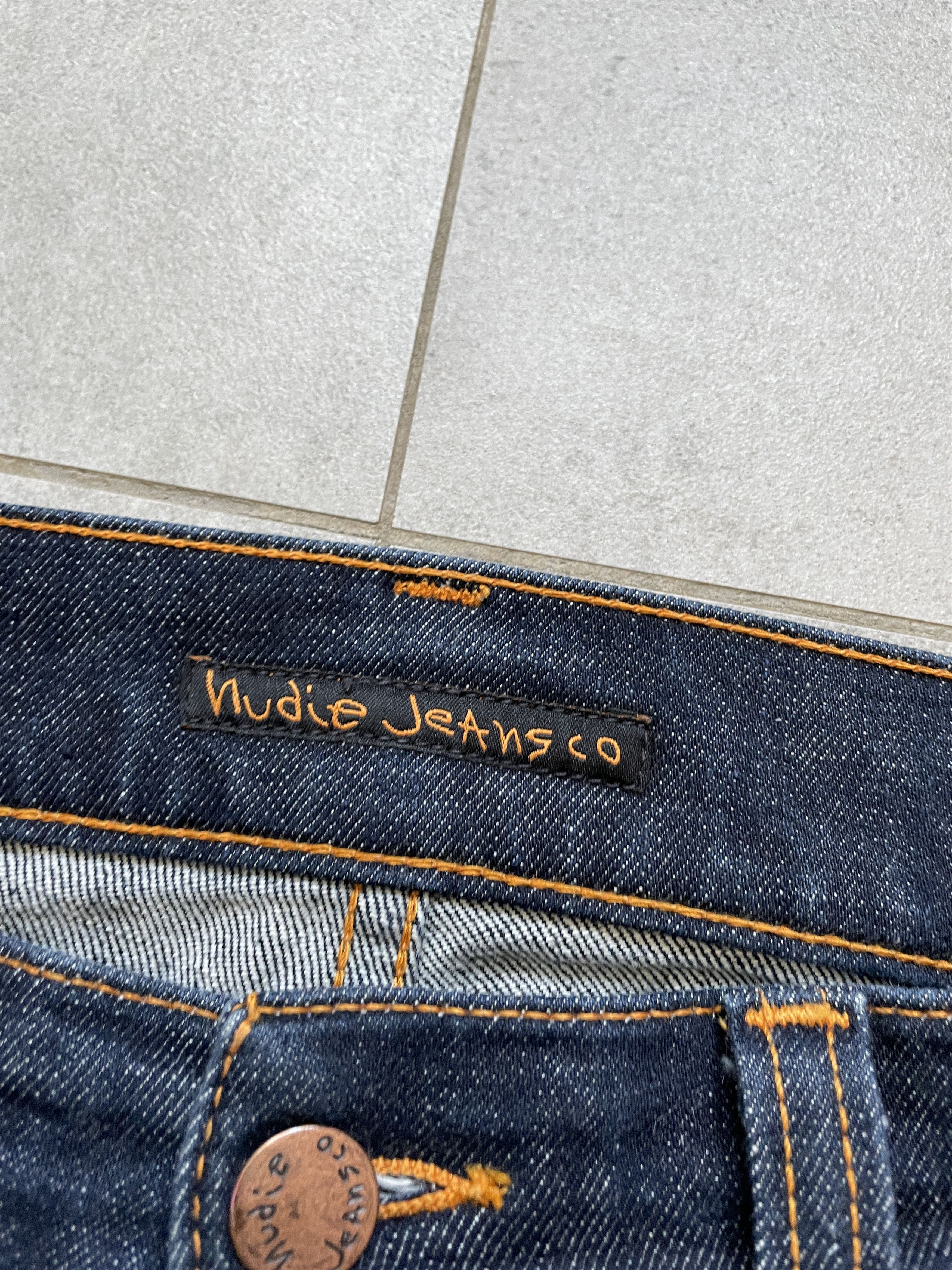 Japanese Brand × Jean × Nudie Jeans NAVY RAW DENIM NUDIE JEANS SLIM SLKINNY DENIM Size US 30 / EU 46 - 4 Thumbnail