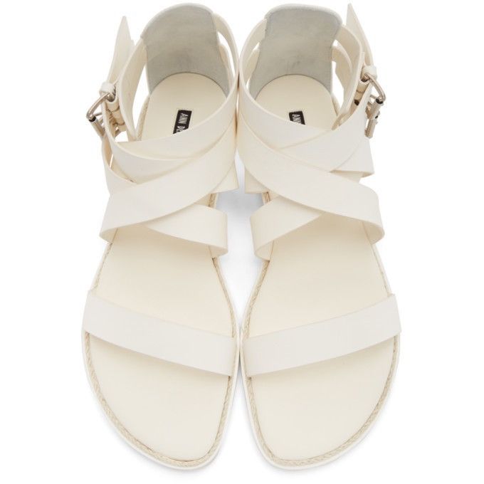 Ann Demeulemeester Ann Demeulemeester Double Strap Sandals Size US 11 / EU 44 - 1 Thumbnail