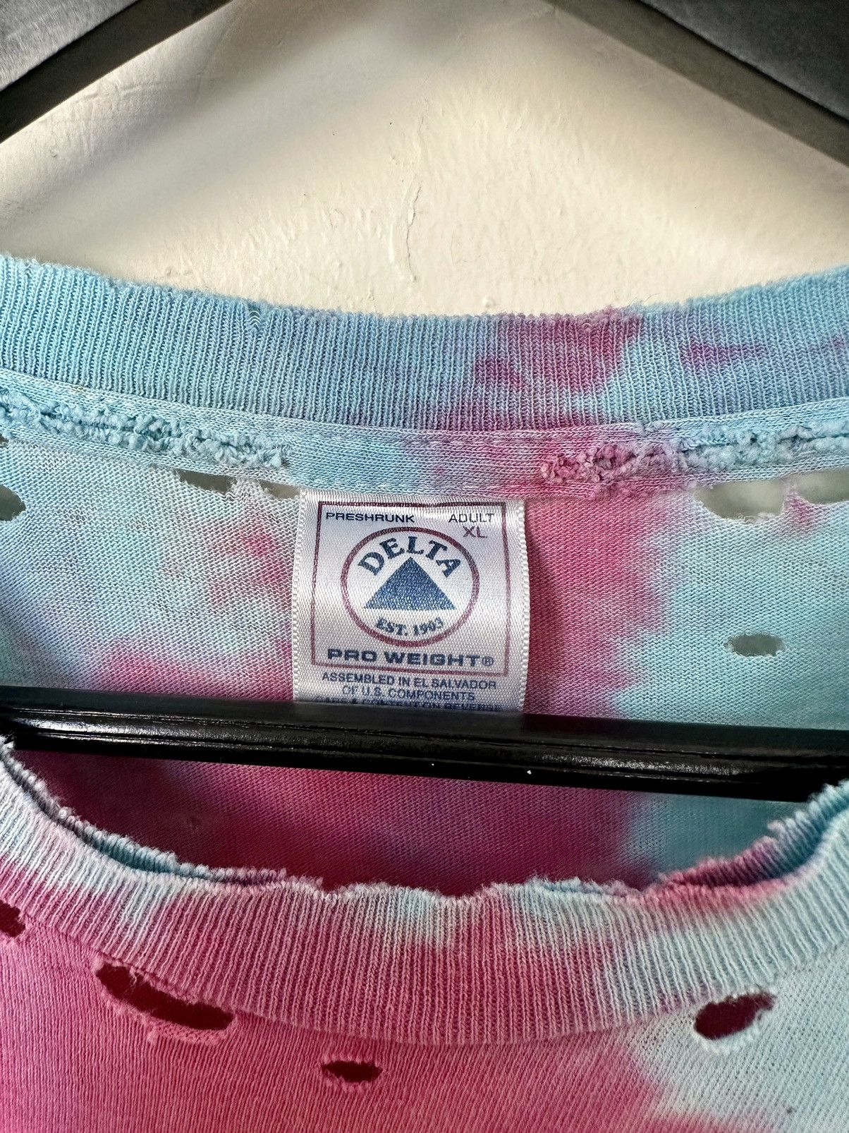 Vintage (L) THRASHED TO PERFECTION Tye Dye Long-Sleeve Tee Size US L / EU 52-54 / 3 - 10 Thumbnail