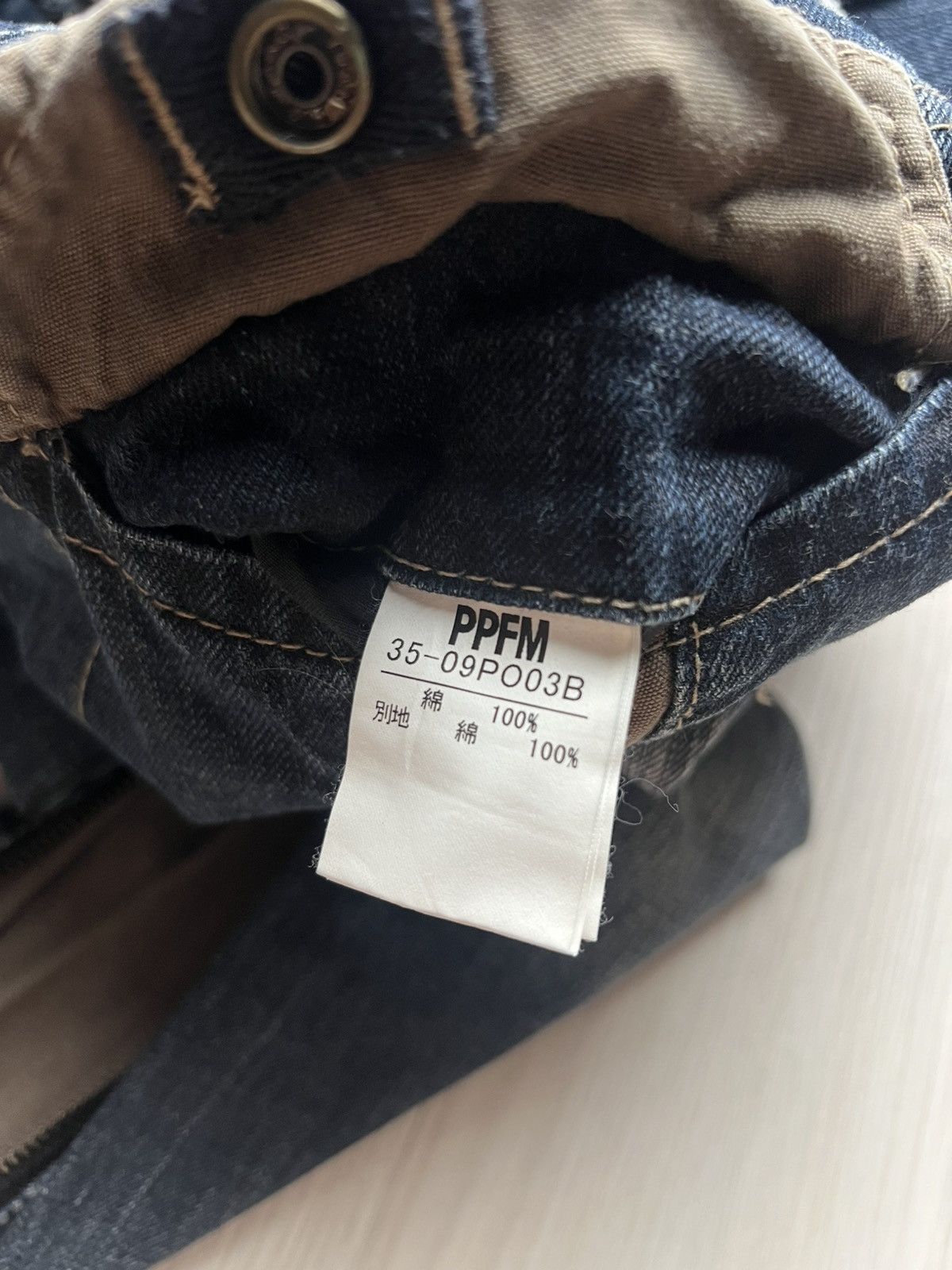 PPFM PPFM Hybrid Zipper Denim Punk Bondage Style Size US 31 - 8 Thumbnail