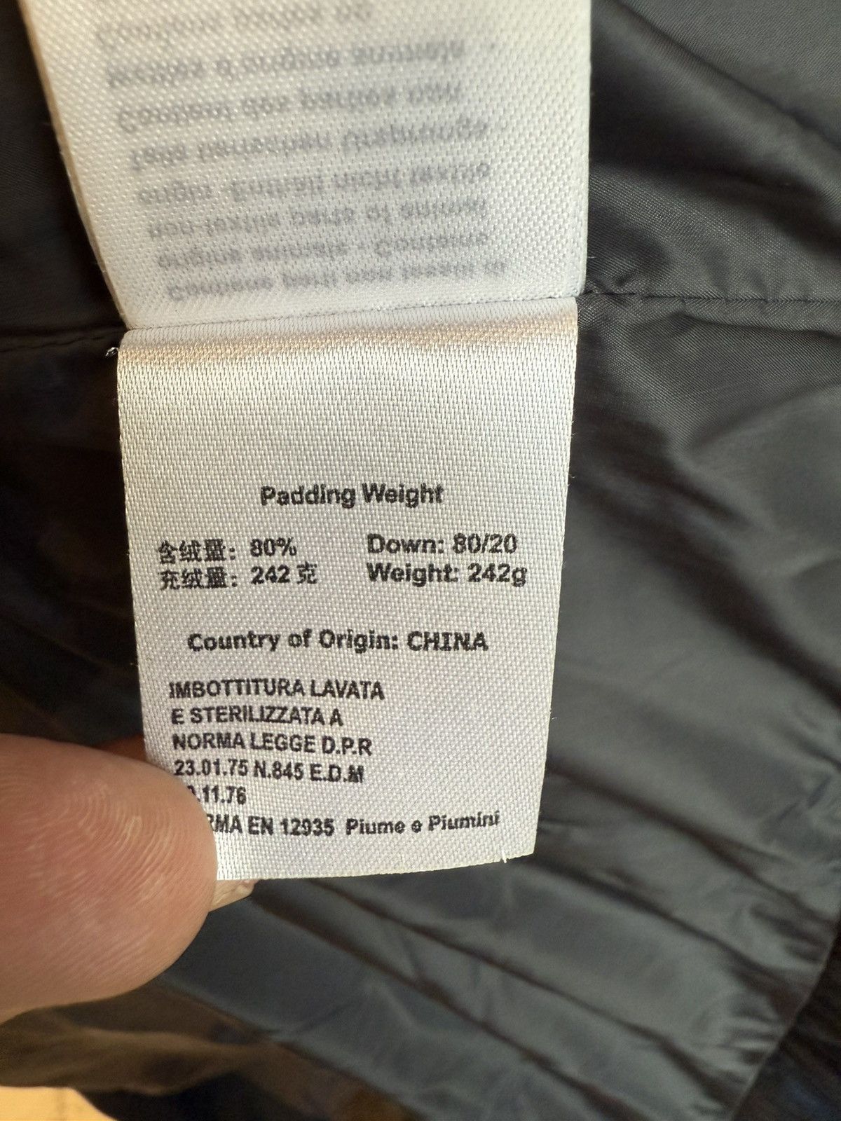 Emporio Armani Navy + Black Emporio Armani Short Down Coat Size US M / EU 48-50 / 2 - 10 Thumbnail
