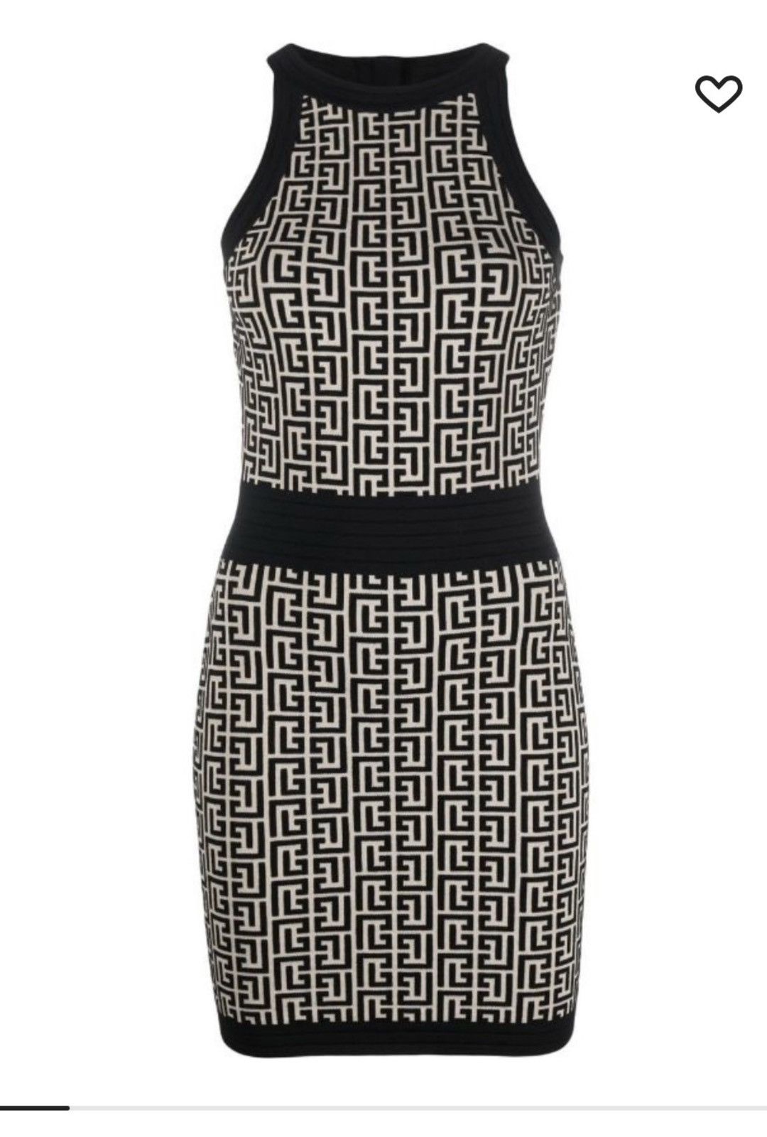 Balmain Balmain Sleeveless Monogram Knit Dress Size M / US 6-8 / IT 42-44 - 1 Thumbnail