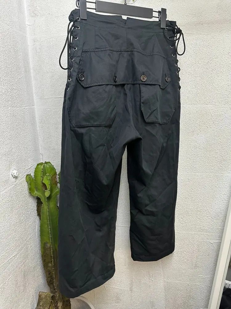 Yohji Yamamoto Yohji Yamamoto lace up design cargo pants-2505 Size US 32 / EU 48 - 2 Thumbnail