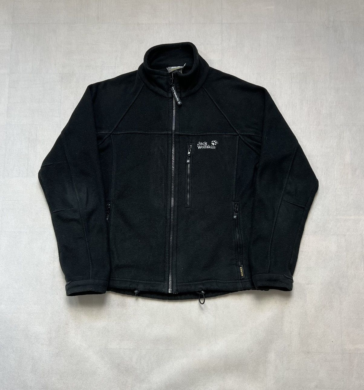 Jack Wolfskin Fleece Jack Wolfskin black logo zipped Size US XL / EU 56 / 4 - 1 Thumbnail