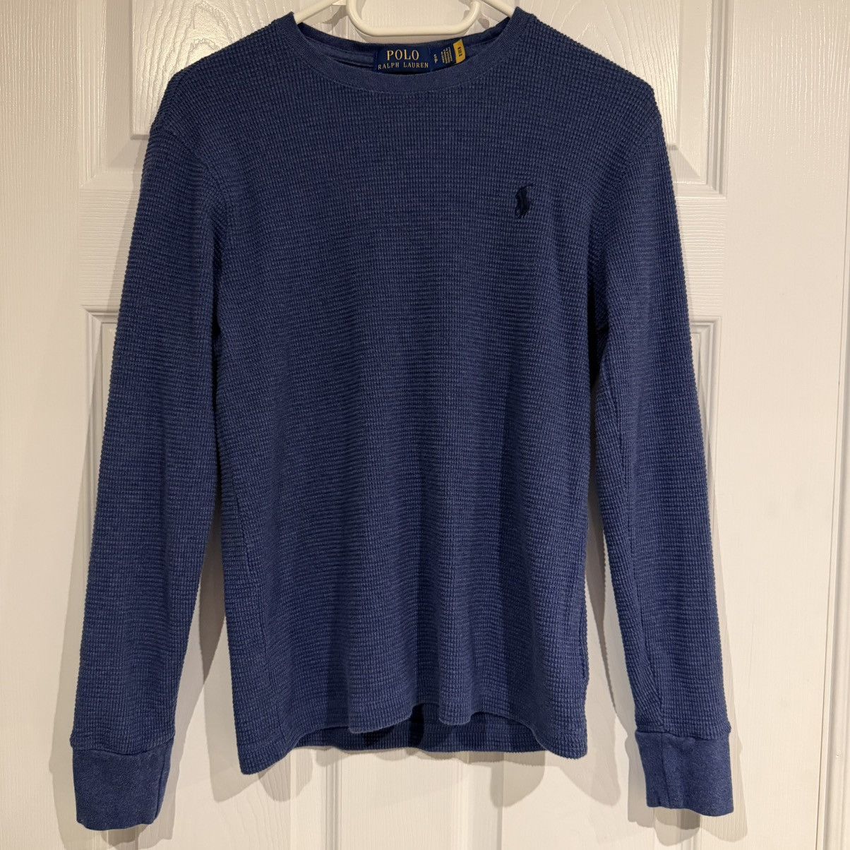 Polo Ralph Lauren Navy polo ralph lauren waffle long sleeve T Size US S / EU 44-46 / 1 - 1 Thumbnail