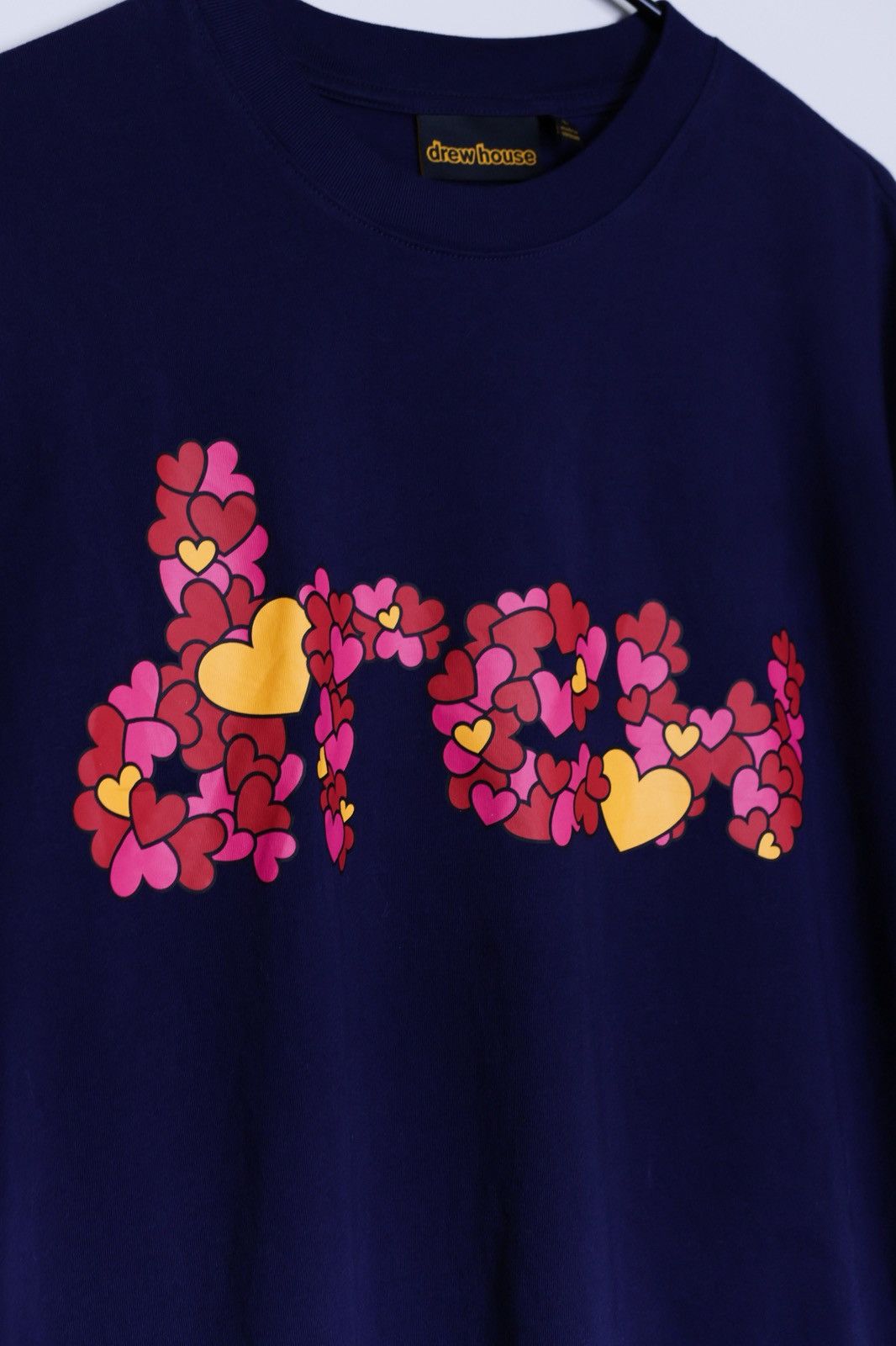 Drew House × Justin Bieber Drew House Love SS Tee - Navy Size US L / EU 52-54 / 3 - 2 Thumbnail