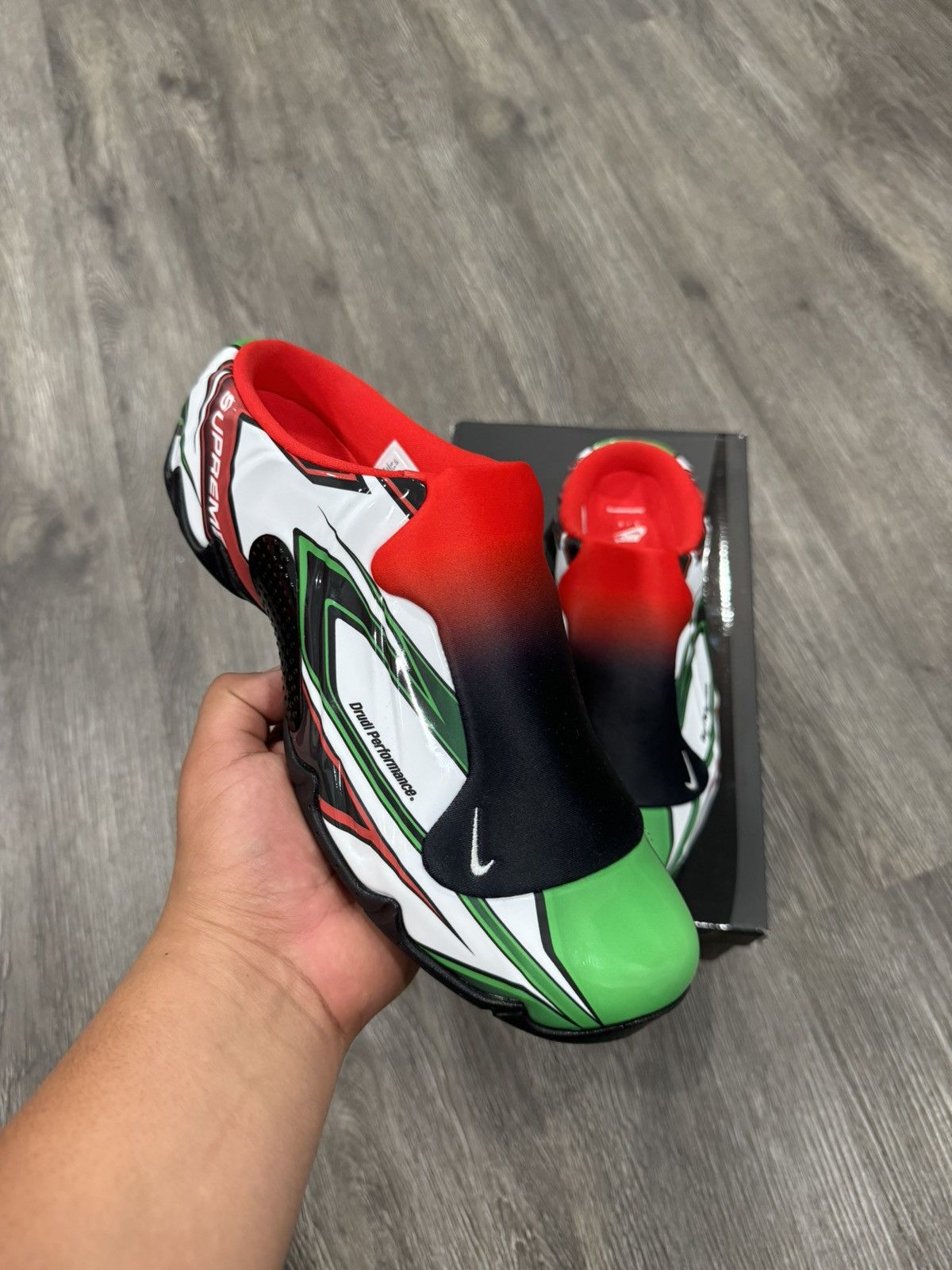 Nike × Supreme Supreme Nike Clogposite SP White Gym Red 