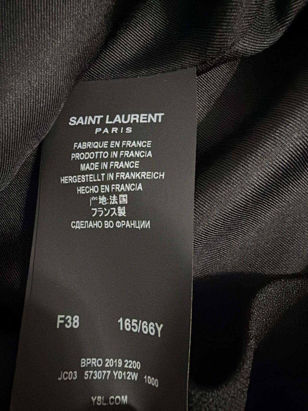 Saint Laurent Paris Saint Laurent Paris Black Skirt – BNWT – Retail $1290 Size 38" / US 16 / IT 52 - 4 Thumbnail
