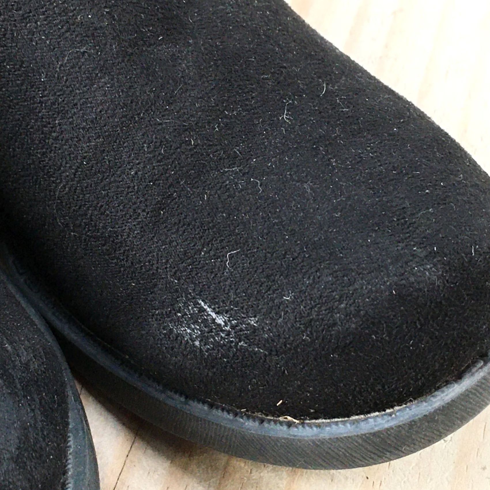 Vintage Arizona Boots Womens 7.5 M Ankle Booties Black Fabric Back Zipper Casual Heels Size US 8 / IT 38 - 4 Thumbnail
