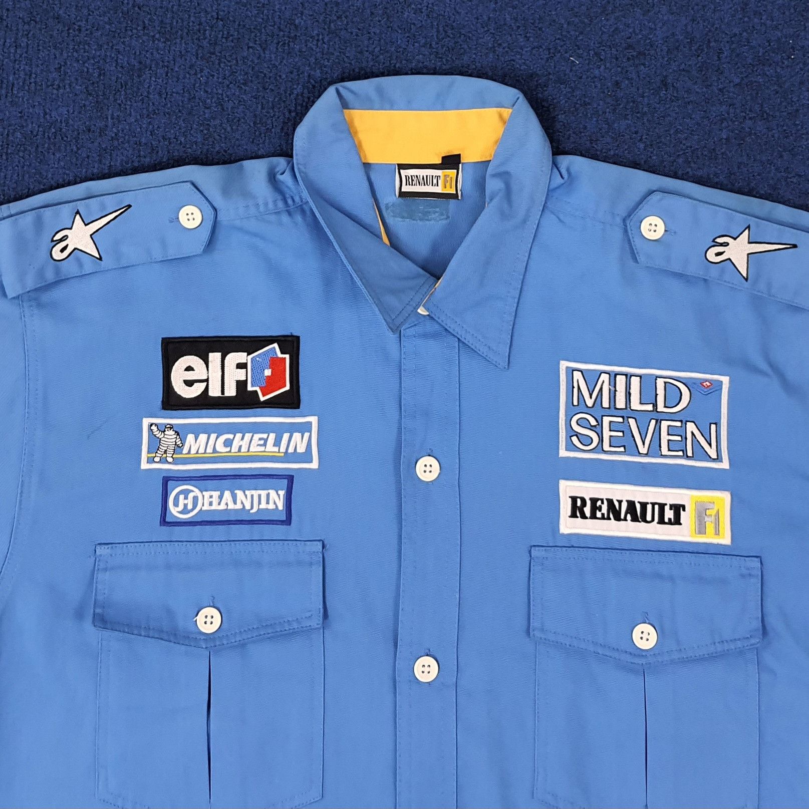 Other Vintage Mild Seven F1 Magneti Marelli Work Shirt C239N75 Size US XL / EU 56 / 4 - 2 Thumbnail