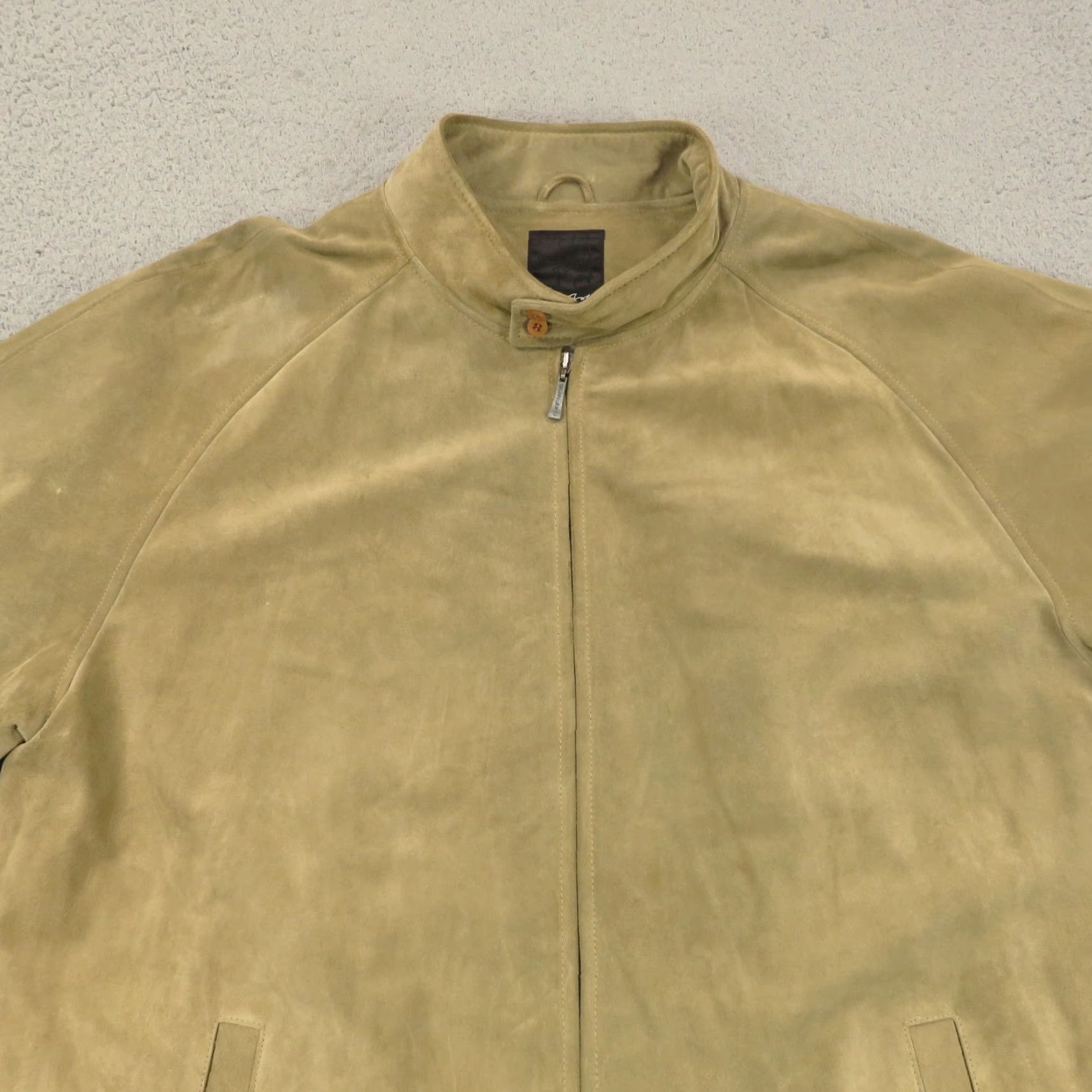 Sean John Sean John Leather Jacket XXL Men Tan Suede Full Zip Heavyweight Y2K VINTAGE Coat Size US XXL / EU 58 / 5 - 3 Thumbnail