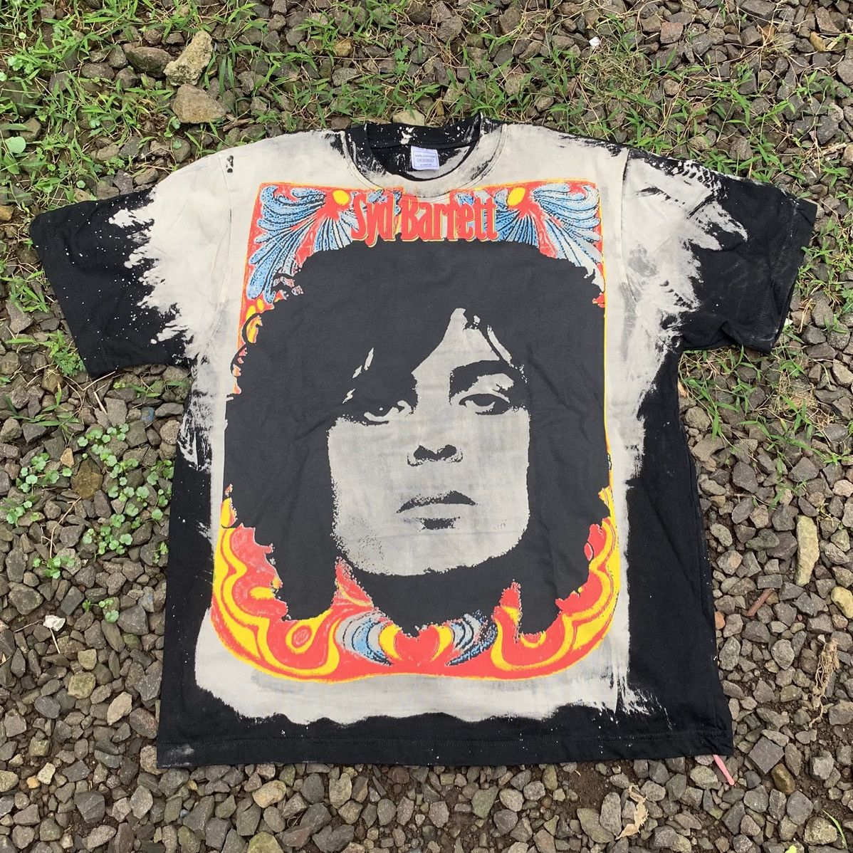 Band Tees Band tees Syd Barrett acidwash psychedelic Size US L / EU 52-54 / 3 - 1 Thumbnail