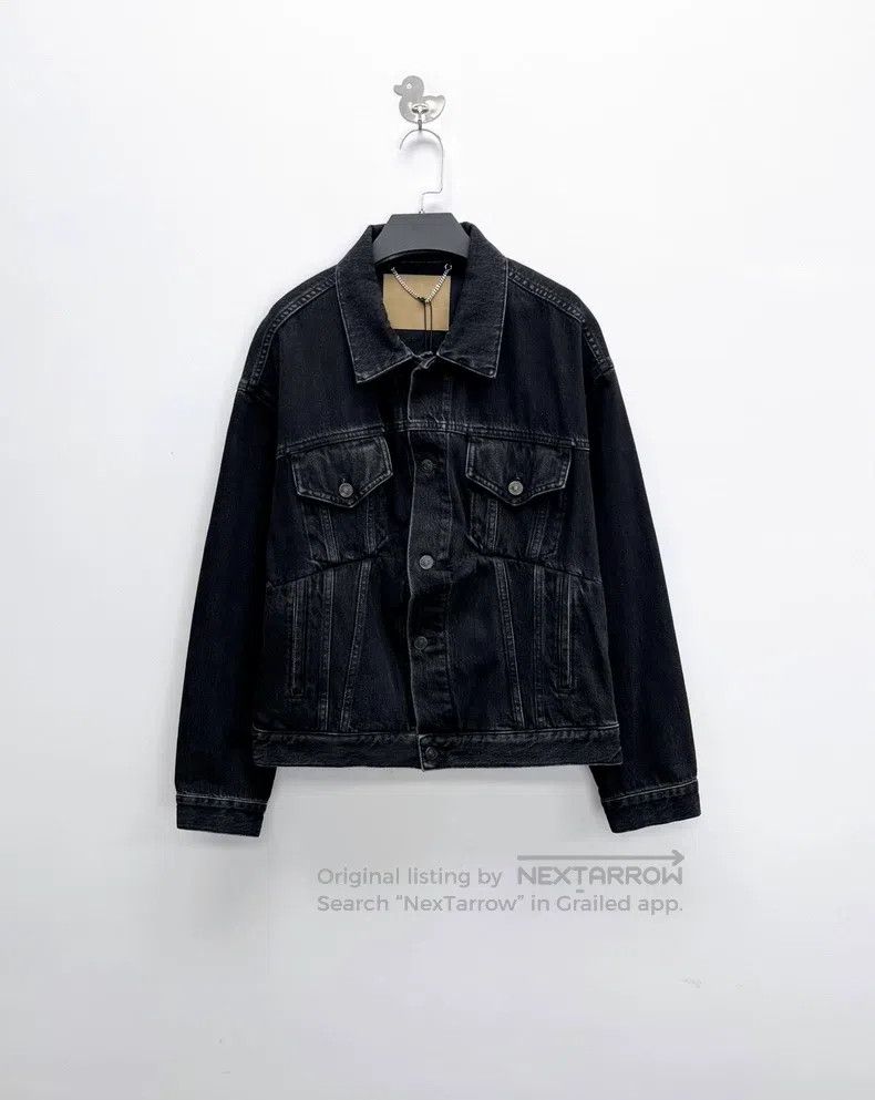 Balenciaga Balenciaga size 34 Black Water-Washed Distressed褶皱 Short C Size S / US 4 / IT 40 - 1 Thumbnail