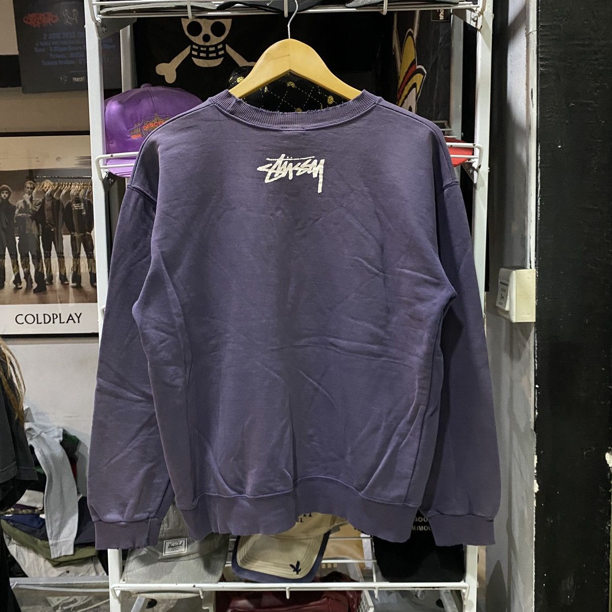 Stussy Vintage 80’s Distress Stussy Peace & Prosperity Sweatshirts Size US M / EU 48-50 / 2 - 2 Thumbnail