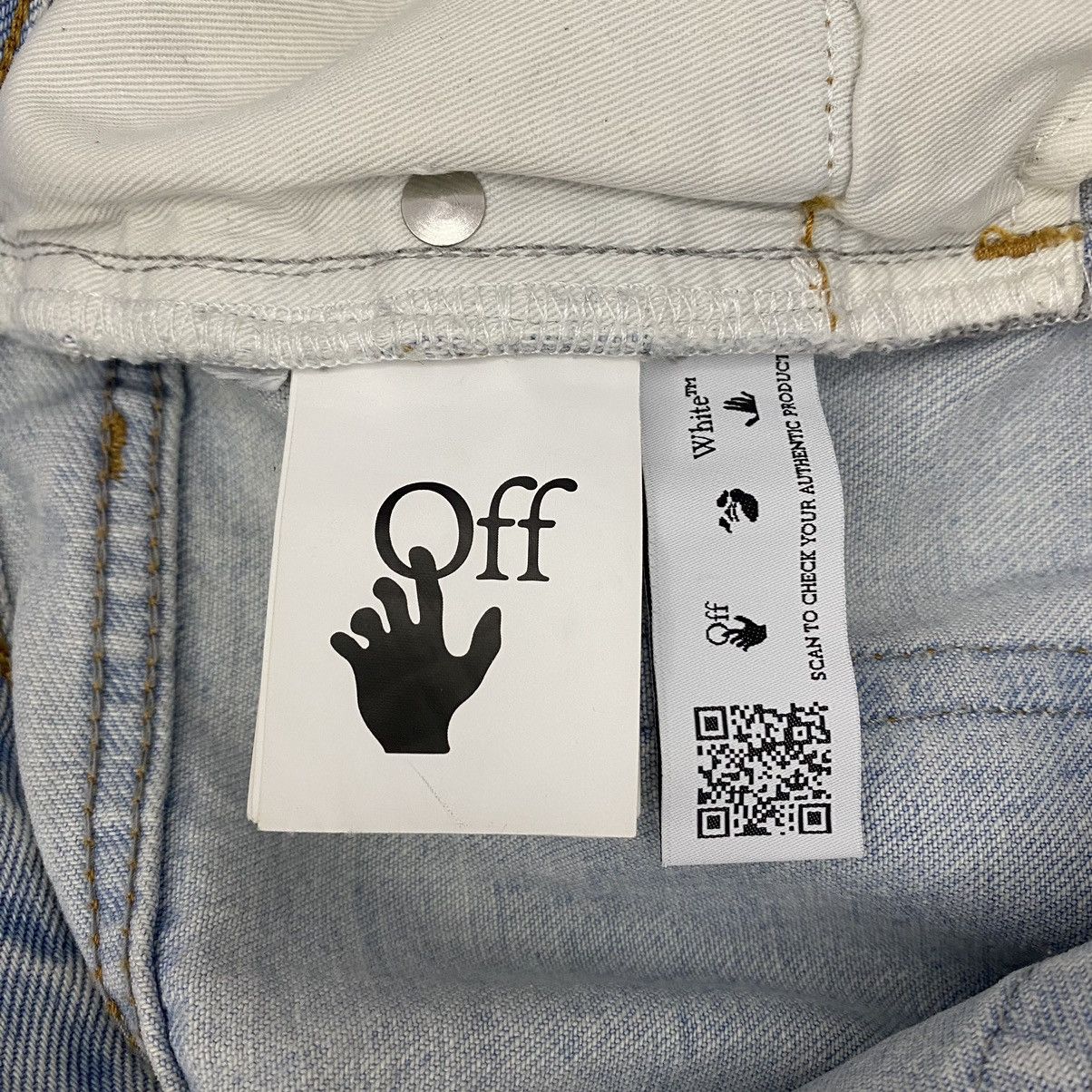 Off-White Off White Corp Distress Skinny Jeans Size 32" / US 10 / IT 46 - 9 Thumbnail
