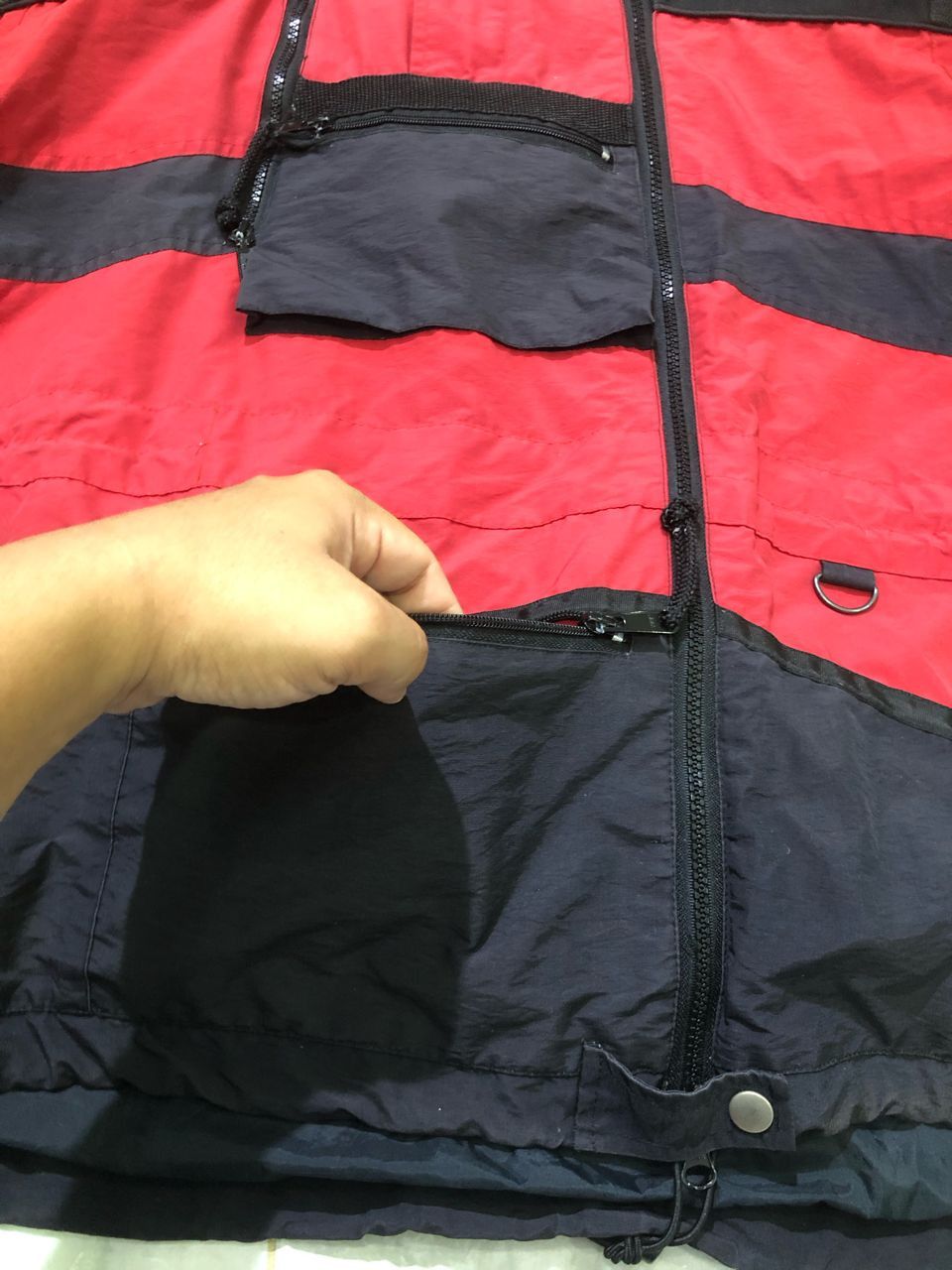 Octopus Vintage Red Cliff Octopus Army Techwear Anorak Cyberpunk Size US L / EU 52-54 / 3 - 7 Thumbnail