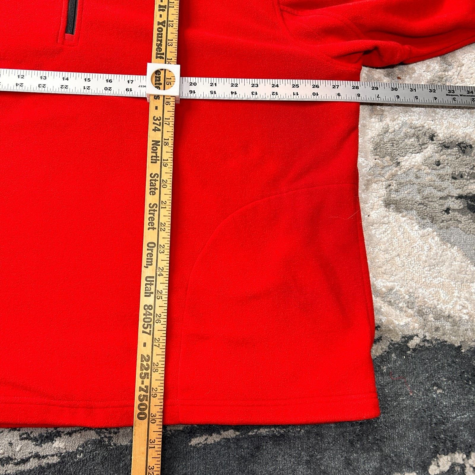 & Other Stories Duluth Trading Sweatshirt Mens 2XL Red Fleece Lined Mock Ne Size US XXL / EU 58 / 5 - 4 Thumbnail
