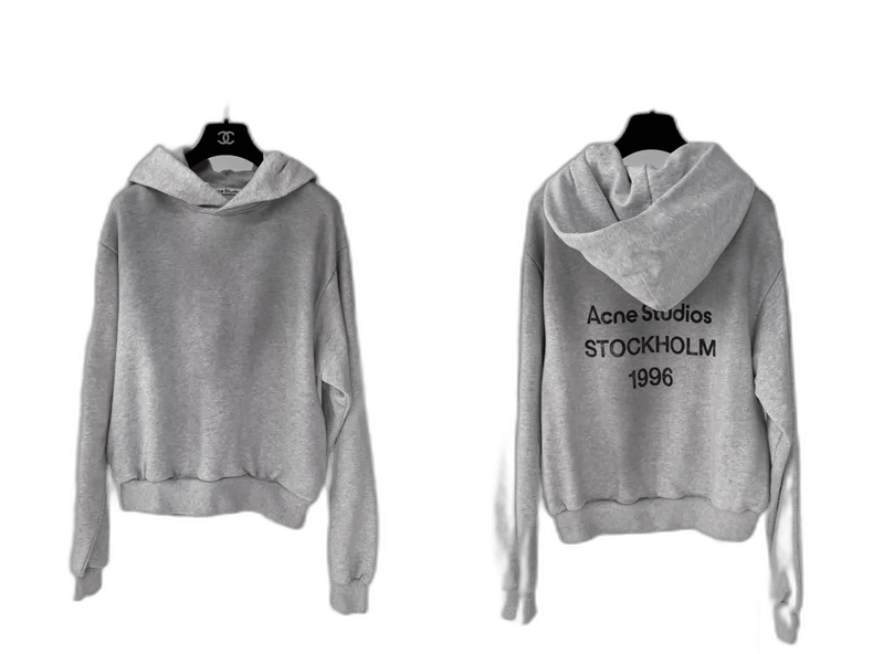 Acne Studios Acne Studios 1996 Printed Hooded Sweatshirt Size XXS / US 00 / IT 34 - 1 Thumbnail
