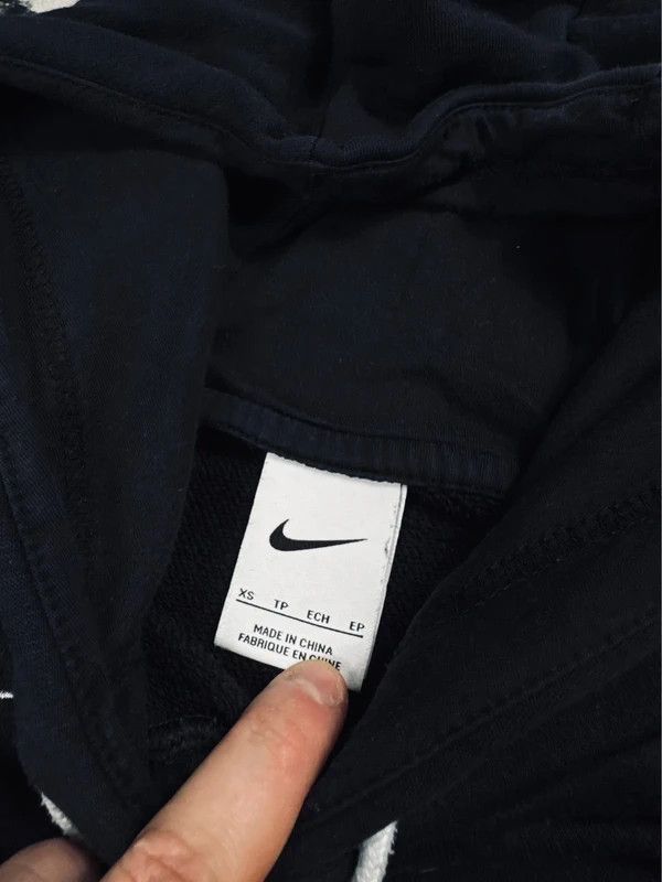 Nike Nike hoodie black logo XS Size US XS / EU 42 / 0 - 5 Thumbnail