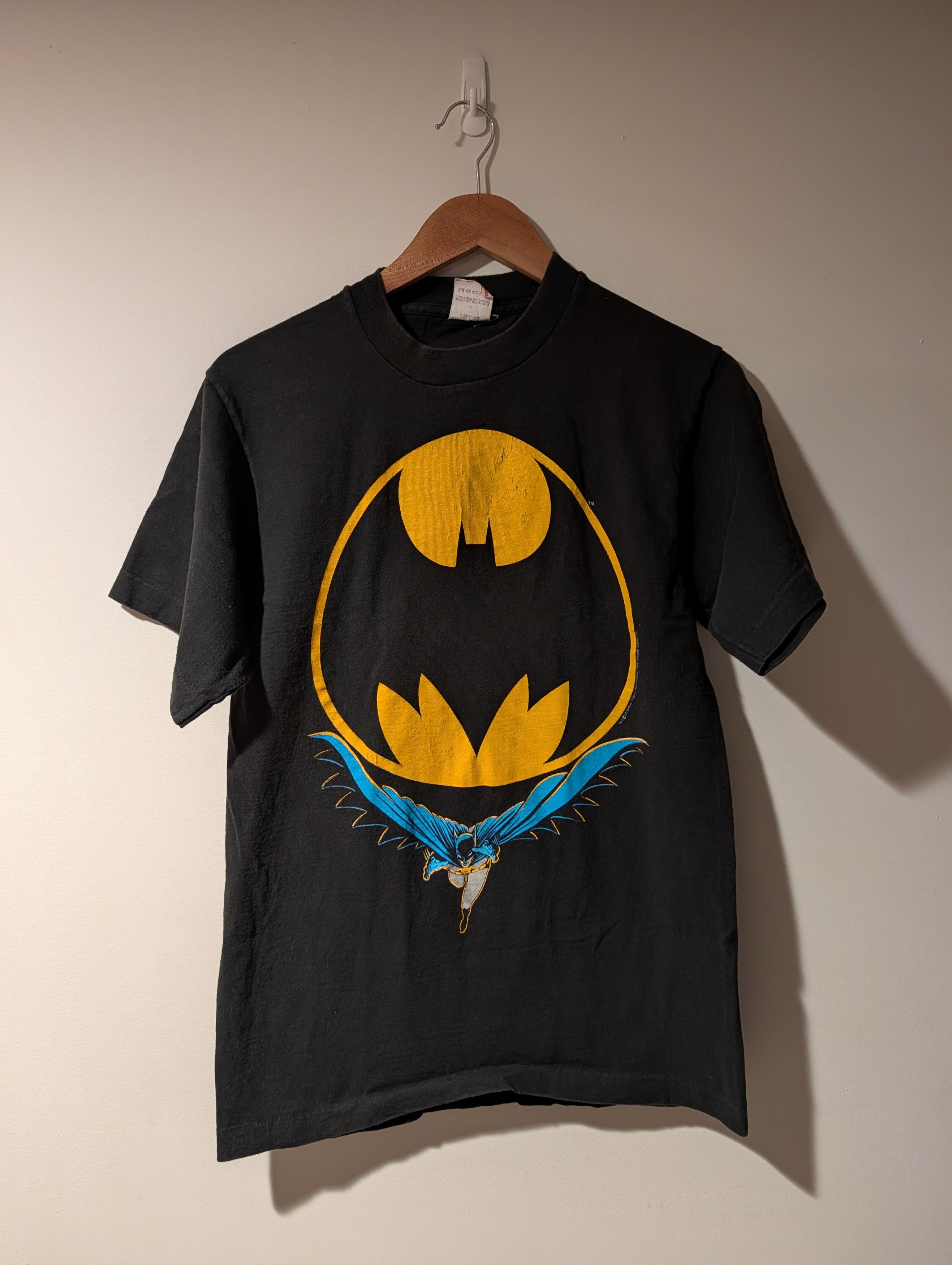 DC Comics Vintage 1988 Batman DC Comic Book Logo Black Medium T-Shirt Size US M / EU 48-50 / 2 - 1 Thumbnail