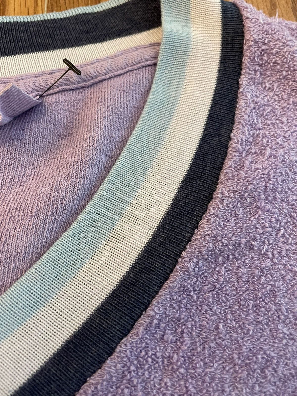 Vintage Vintage Purple Knit shirt Size US XS / EU 42 / 0 - 4 Thumbnail