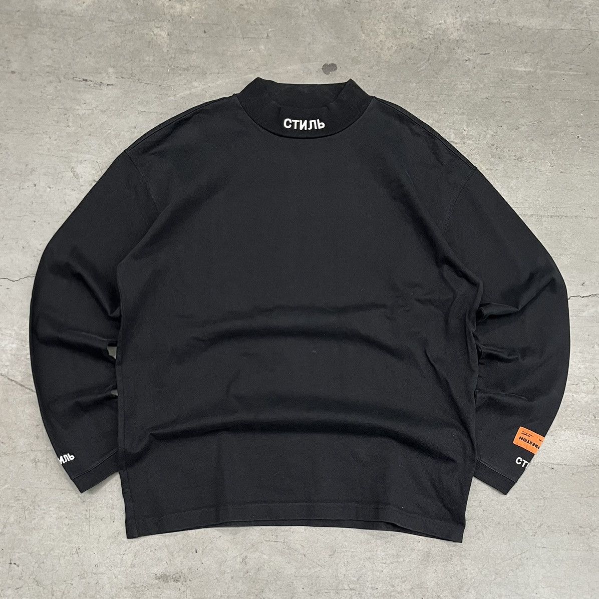 Heron Preston Heron Preston Mock Neck Long Sleeve Shirt Size US L / EU 52-54 / 3 - 2 Thumbnail