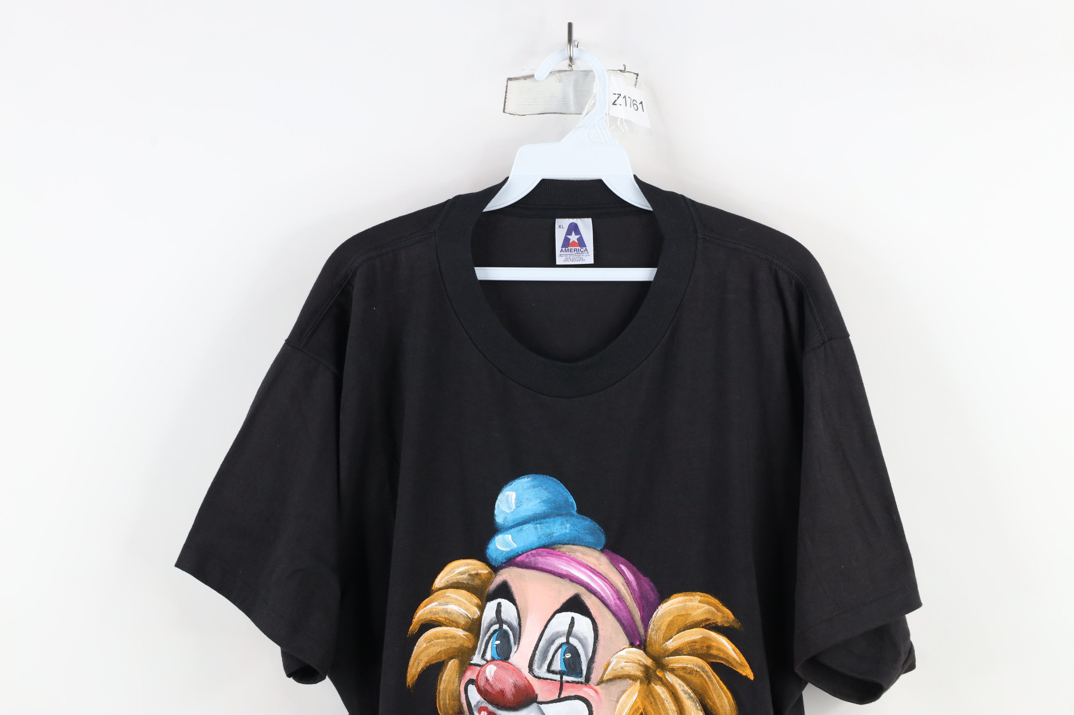 Vintage Vintage 90s Streetwear Clown Short Sleeve T-Shirt USA Size US XL / EU 56 / 4 - 2 Thumbnail