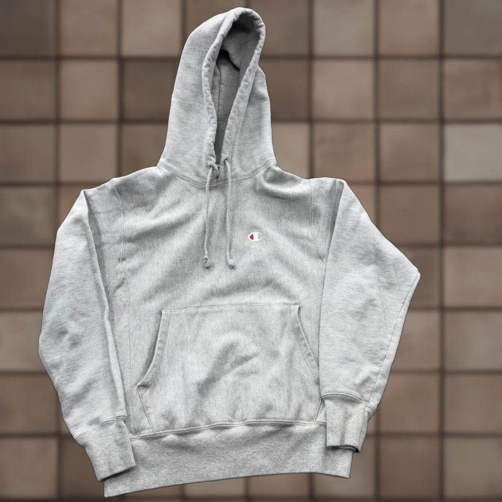 Champion Champion Reverse Weave Hoodie Mens Small Gray Fleece Pullover GF68 Size US S / EU 44-46 / 1 - 1 Thumbnail
