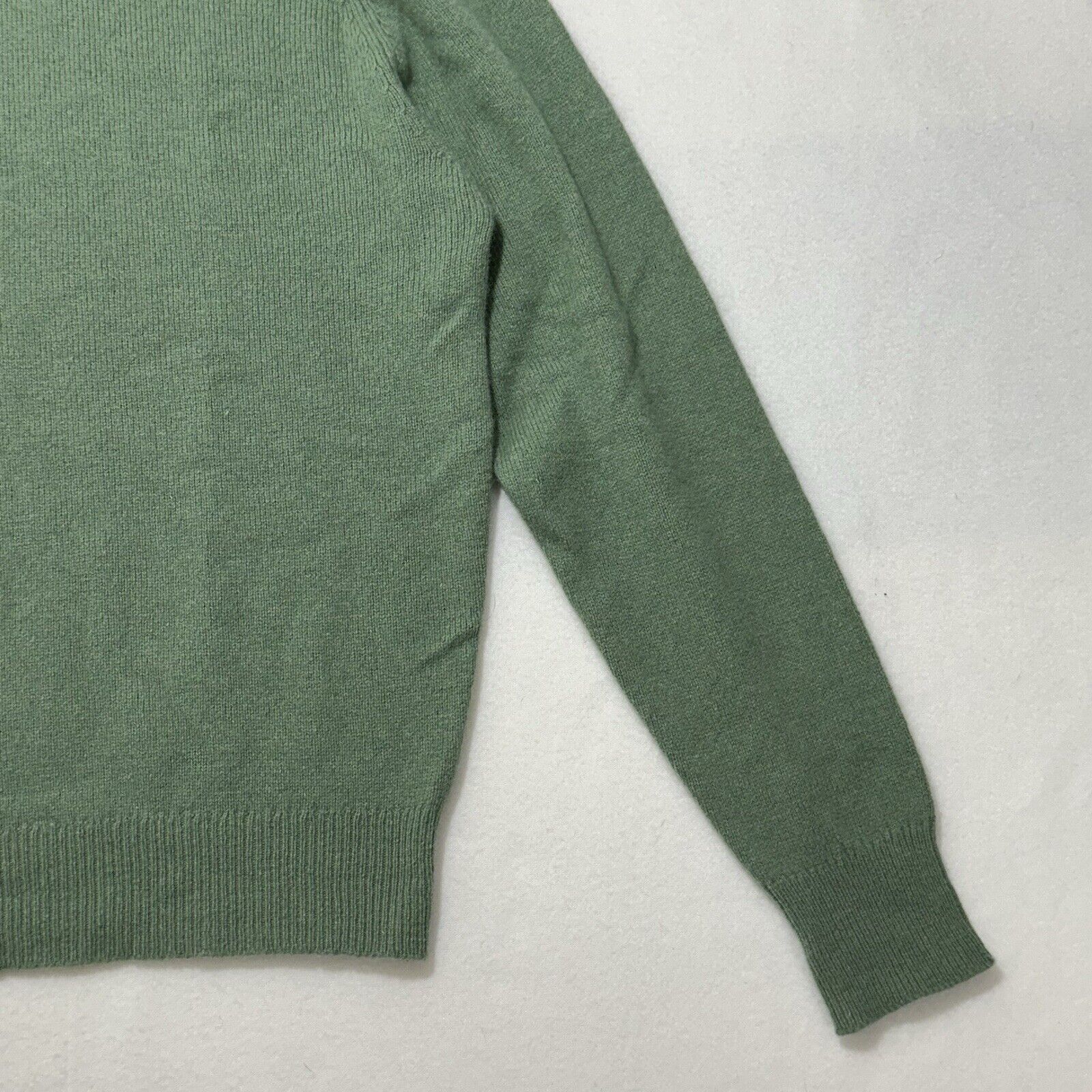 Vintage Romanes & Paterson =Green Mockneck Lambswool Angora Sweater Size S / US 4 / IT 40 - 6 Thumbnail