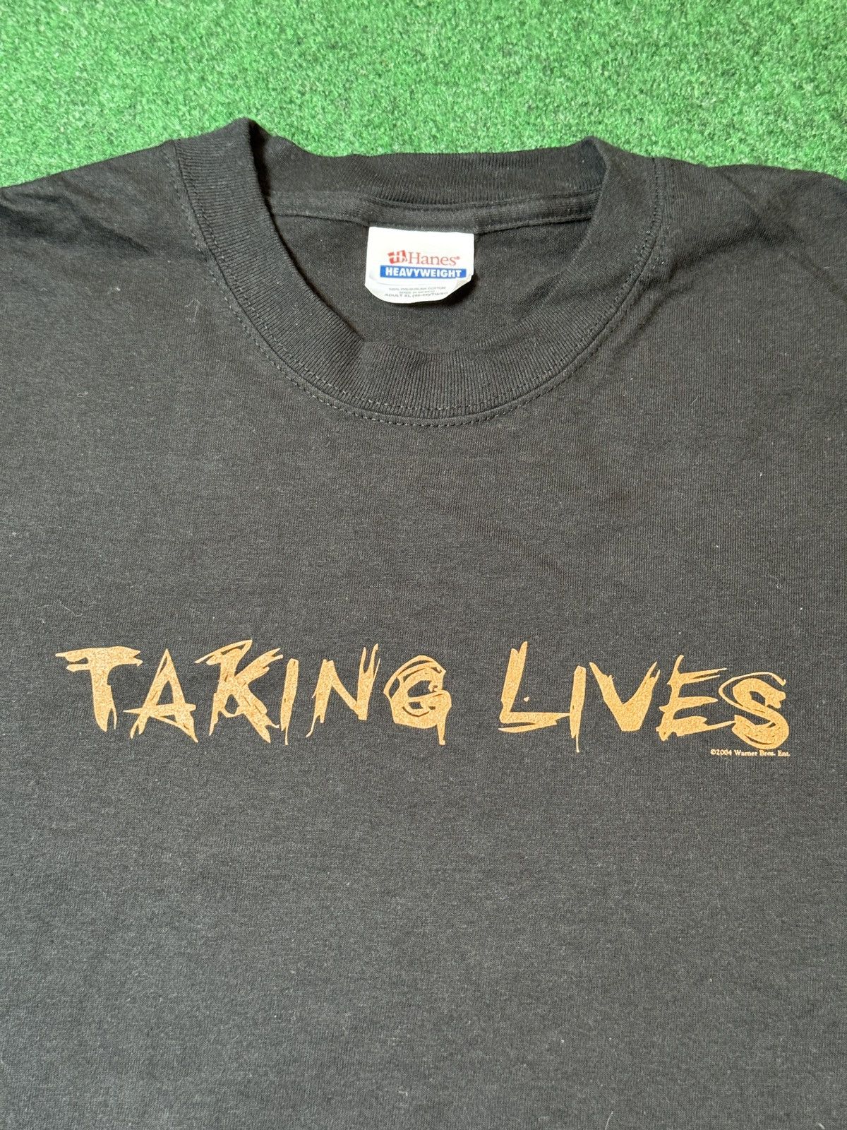 Vintage × Warner Bros Vtg Y2K Taking Lives Thriller Horror Angelina Jolie T Shirt Size US XL / EU 56 / 4 - 2 Thumbnail