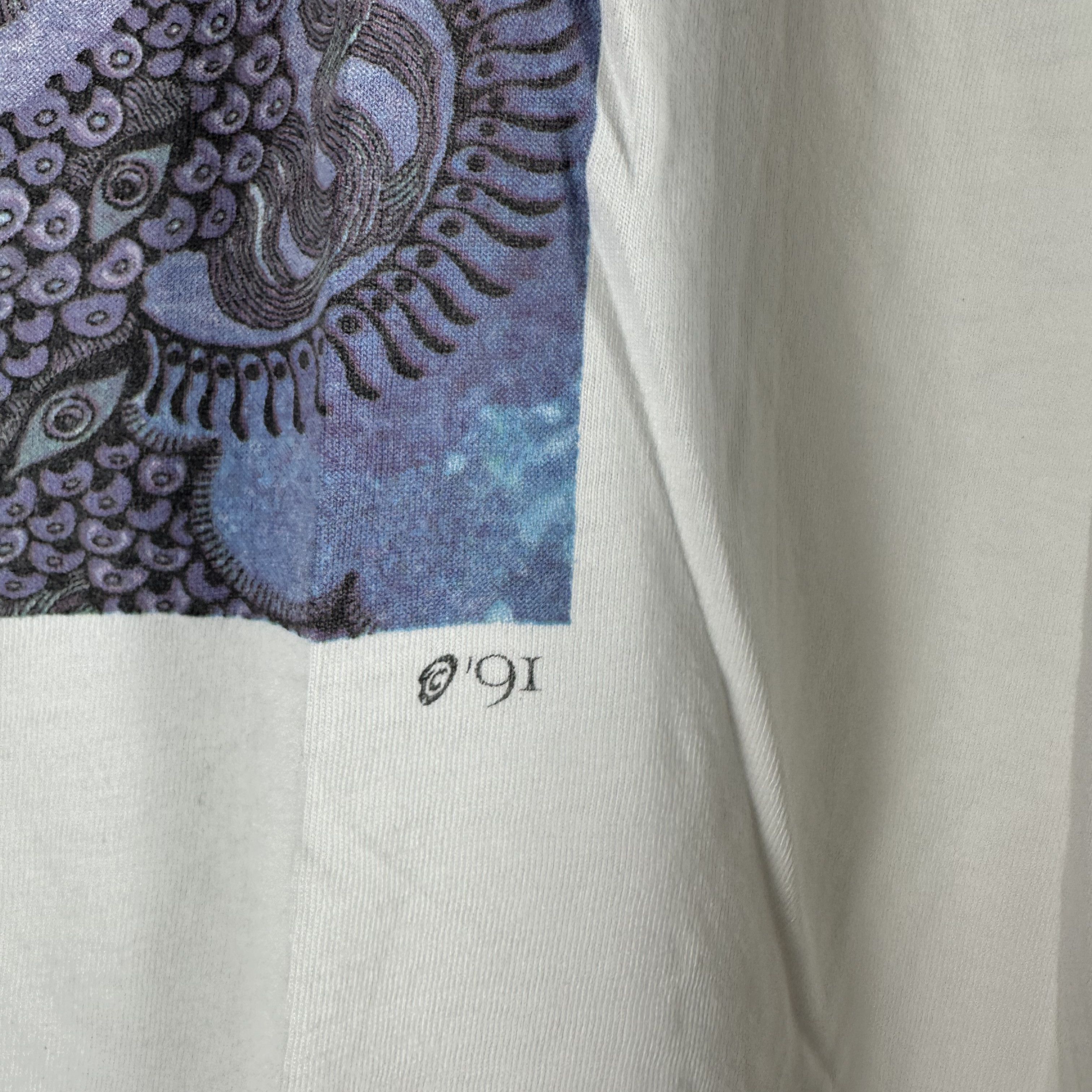 Vintage ​1991 Jim Fitzpatrick Senach The Spectre Dragon Art​ T-shirt Size US XL / EU 56 / 4 - 5 Thumbnail