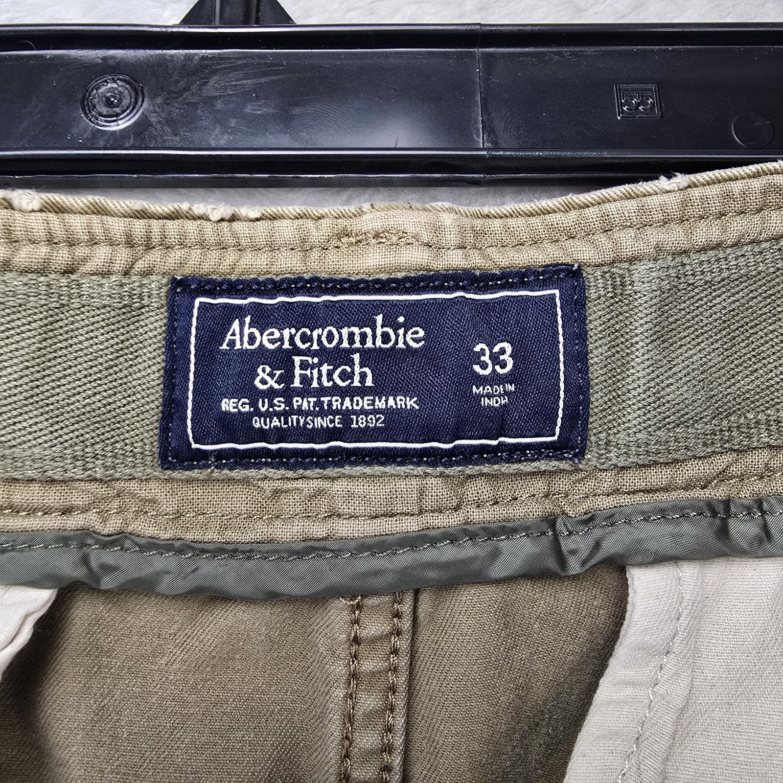 Abercrombie & Fitch Vintage Abercrombie & Fitch Cargo Shorts 33 (Fits 35x10) Size US 33 - 5 Thumbnail
