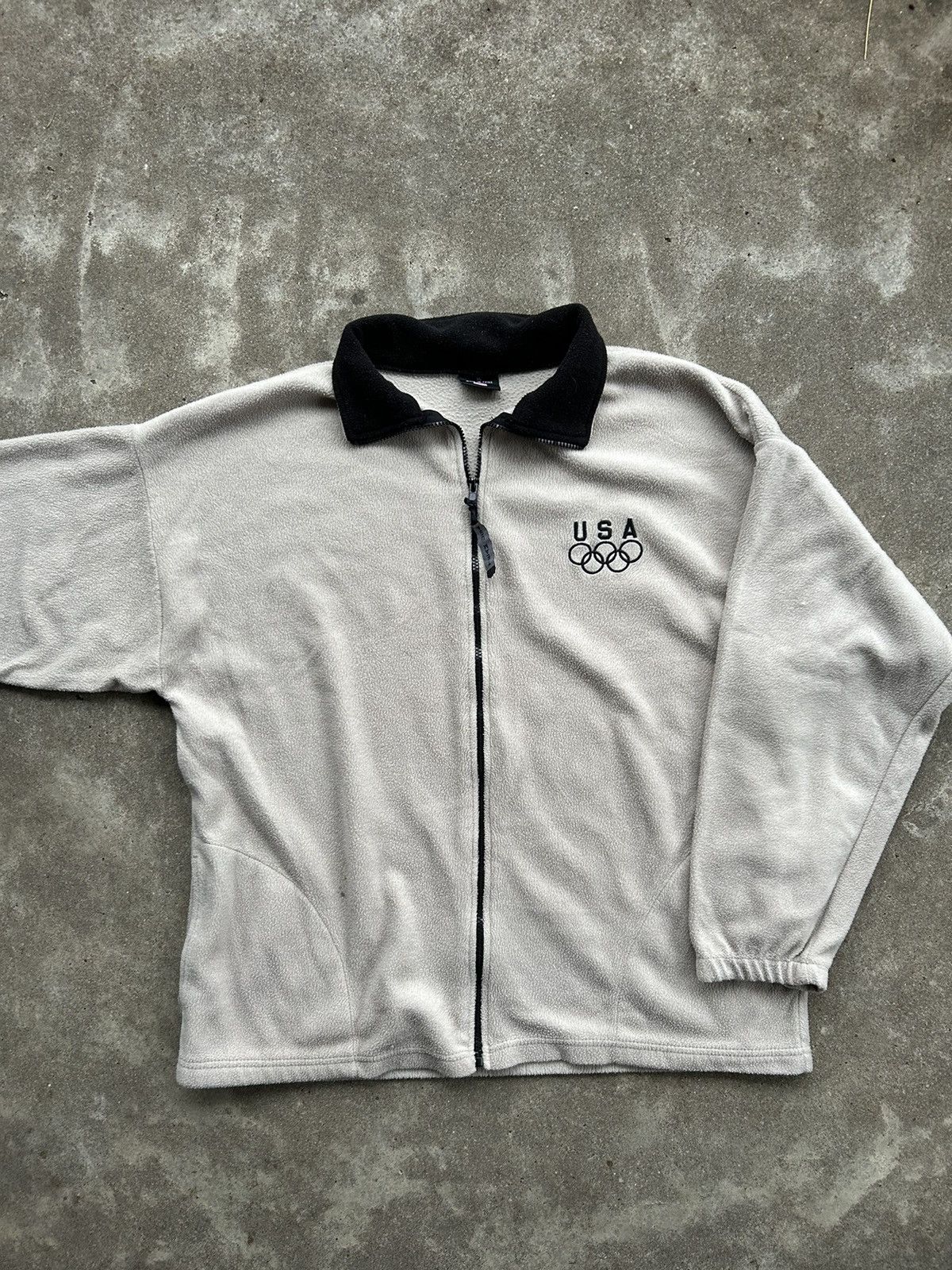 USA Olympics × Vintage Team USA Olympics Lightweight Fleece Size US XL / EU 56 / 4 - 1 Thumbnail