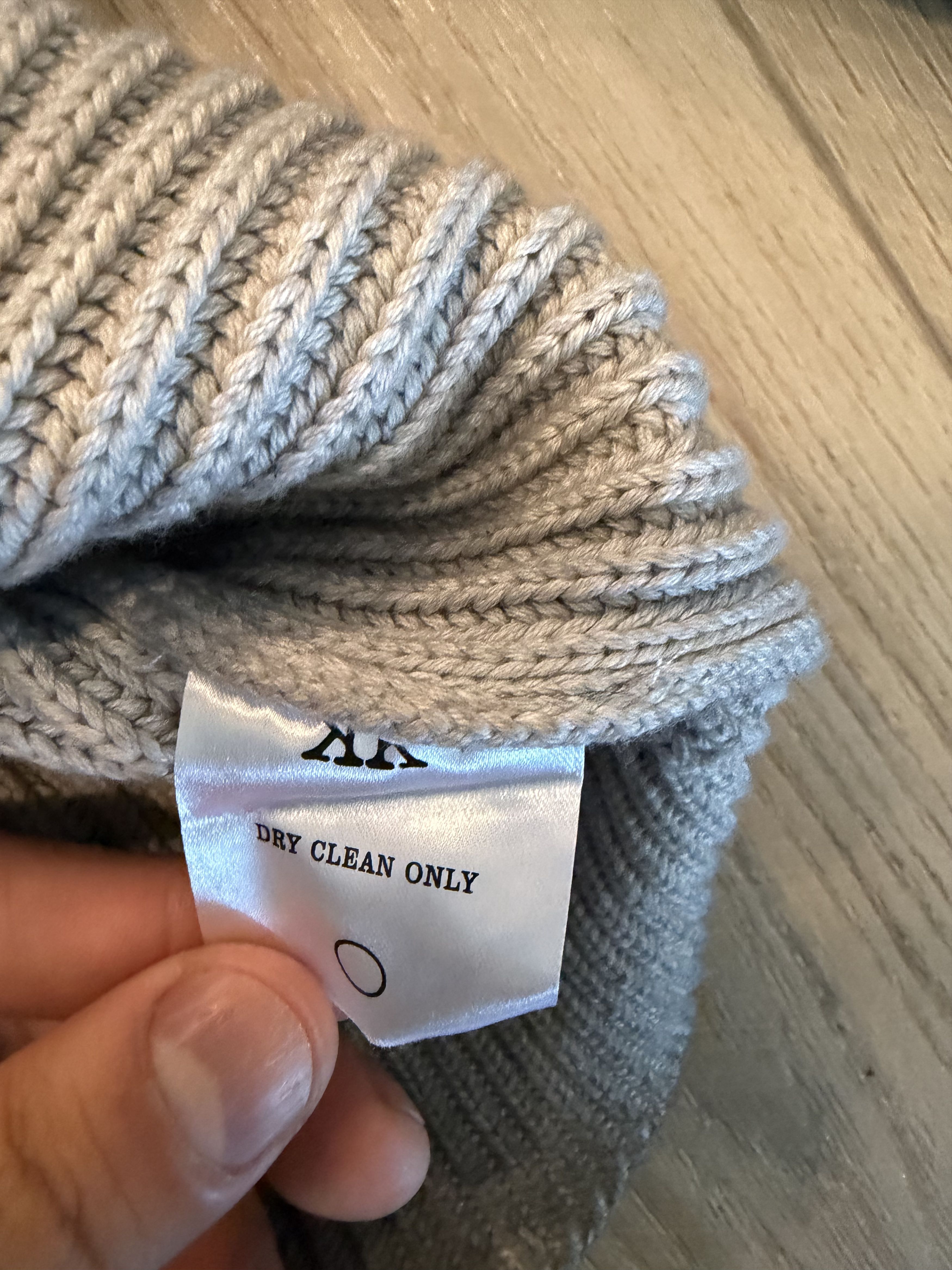 K-Two Studios Dyed Fisherman Knit "charcoal" [made to order] Size US S / EU 44-46 / 1 - 3 Thumbnail