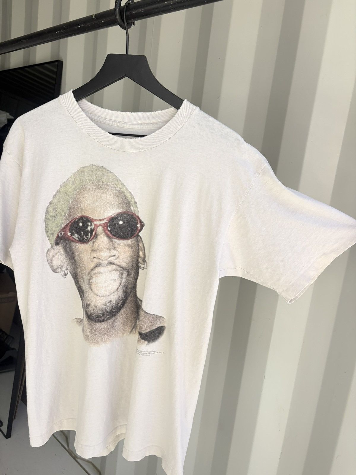 Vintage Vintage Rodman Shirt Faded Thrashed Grunge Band Thrashed Size US L / EU 52-54 / 3 - 2 Thumbnail