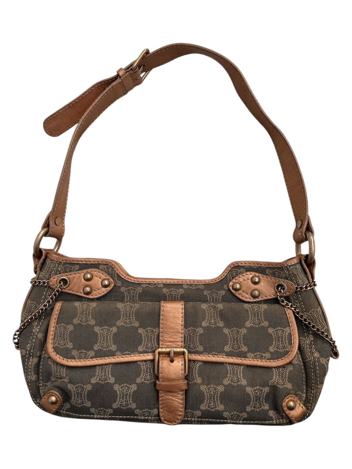 Celine Vintage Macadam Shoulder Bag Size ONE SIZE - 1 Thumbnail