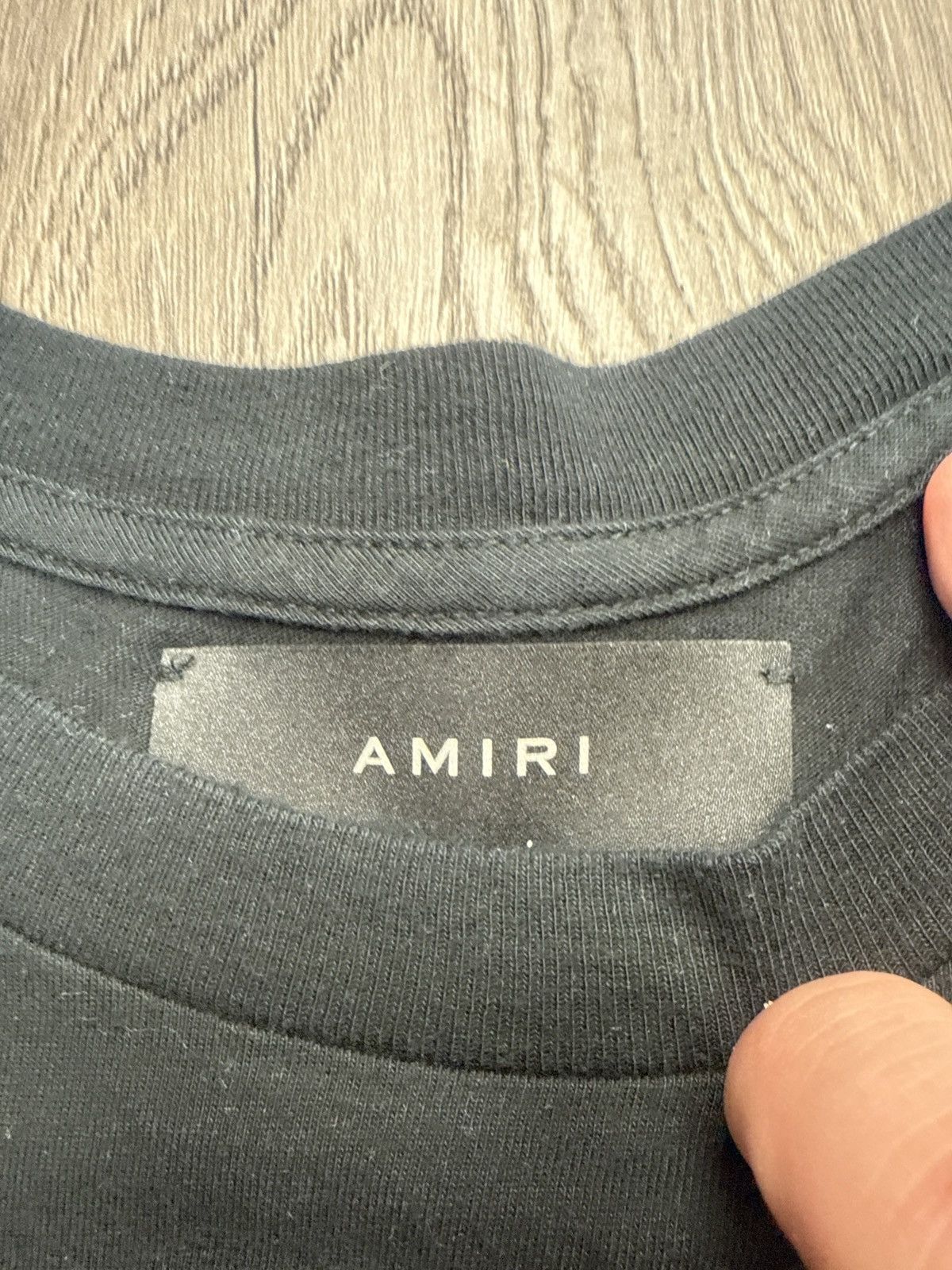 Amiri Amiri floral back hit t shirt black Size US L / EU 52-54 / 3 - 6 Thumbnail